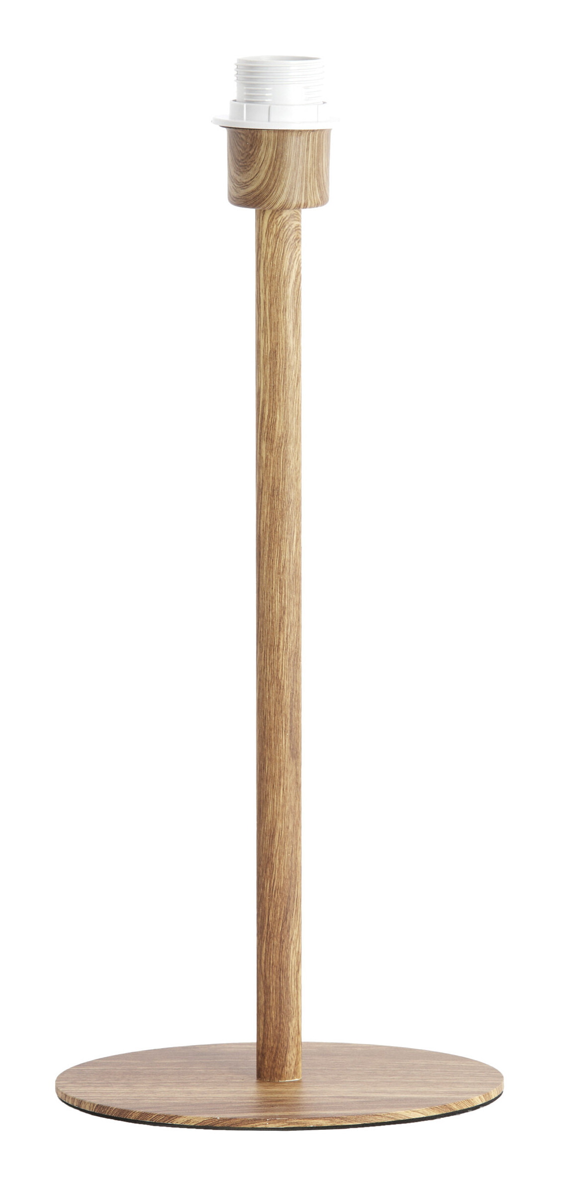 Light & Living Lampvoet Cerini Houtlook, 46cm - Naturel (excl. kap) - Ovaal