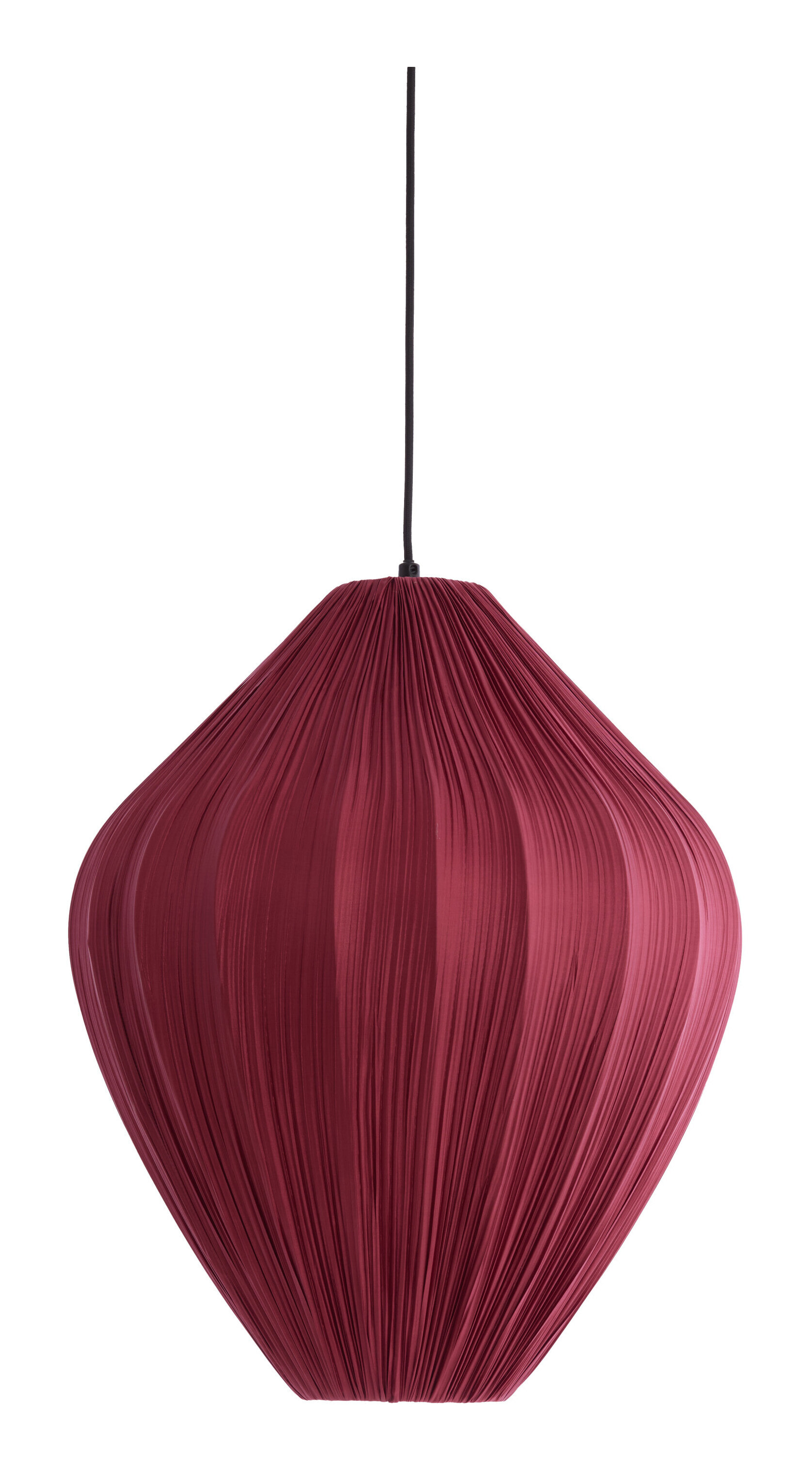 Light & Living Hanglamp Verita Ø47cm - Bordeaux - Organisch