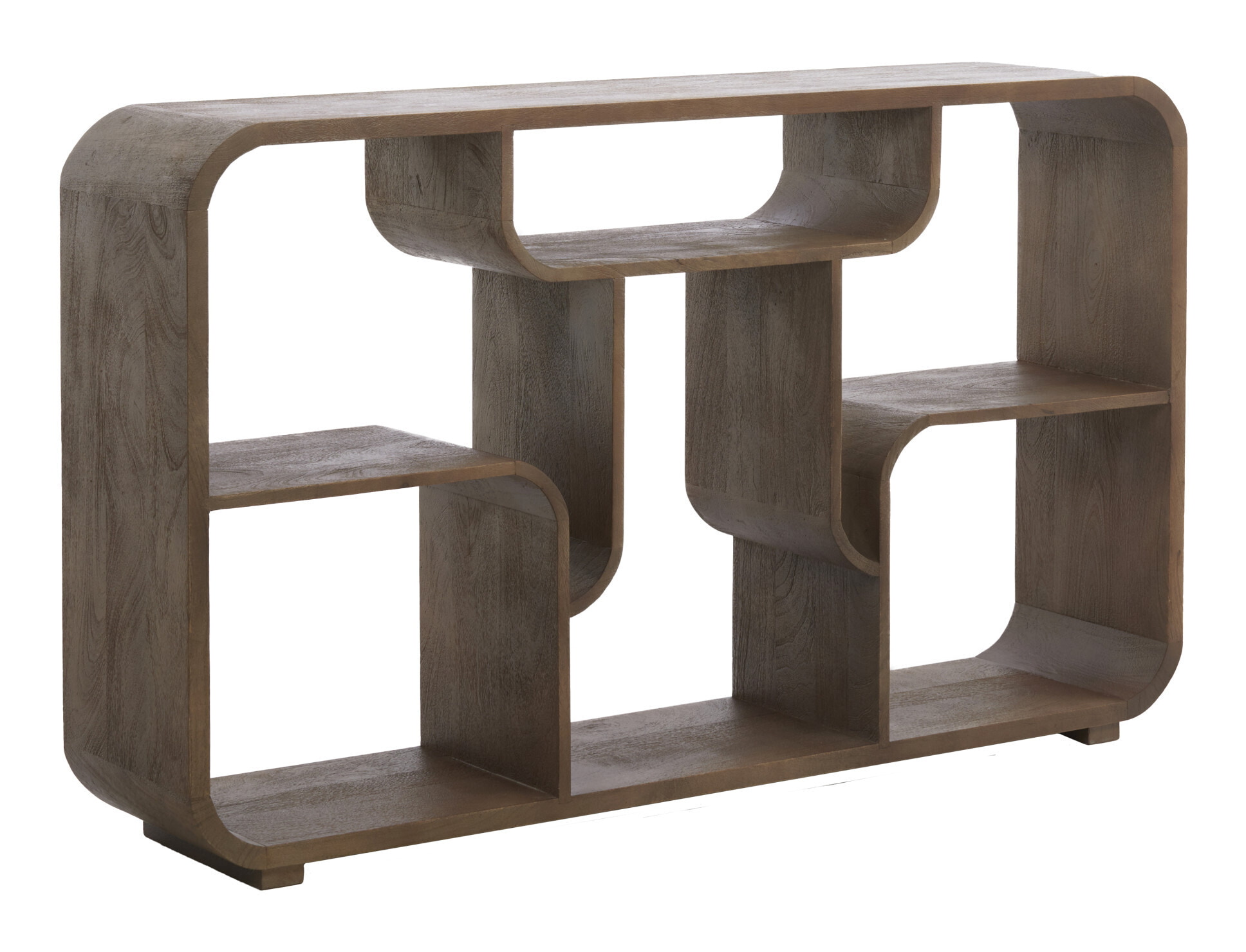 Light & Living Wandkast Labare 82 x 140cm - Mat Grijs/Donkerbruin