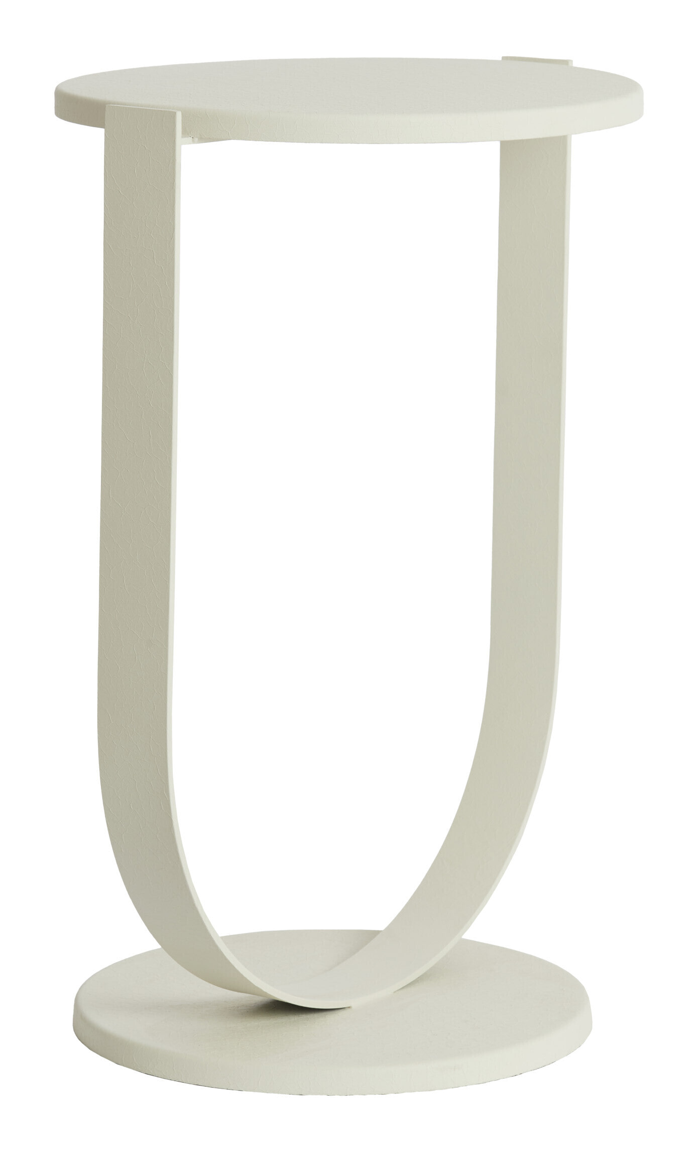 Light & Living Ronde Bijzettafel Triana Ø45cm - Crème
