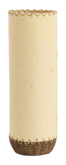 Light & Living Tafellamp Tio Papier en rotan, 40cm - BEIGE - Rond