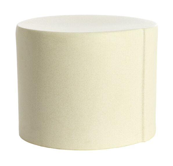 Light & Living Ronde Bijzettafel Chulilla Keramiek, Ø42cm - Crème