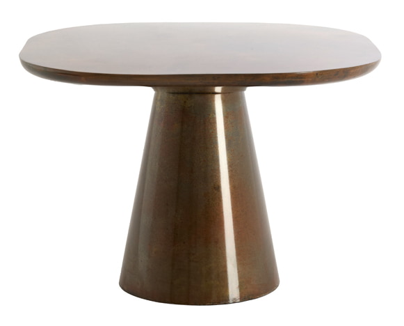 Light & Living Bijzettafel 'Abala' 60 x 60cm, kleur Koper/Brons