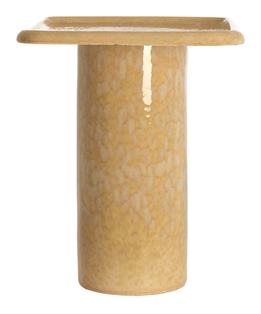 Light & Living Bijzettafel Luarca Keramiek, 45 x 45cm - Licht Perzik - Rond