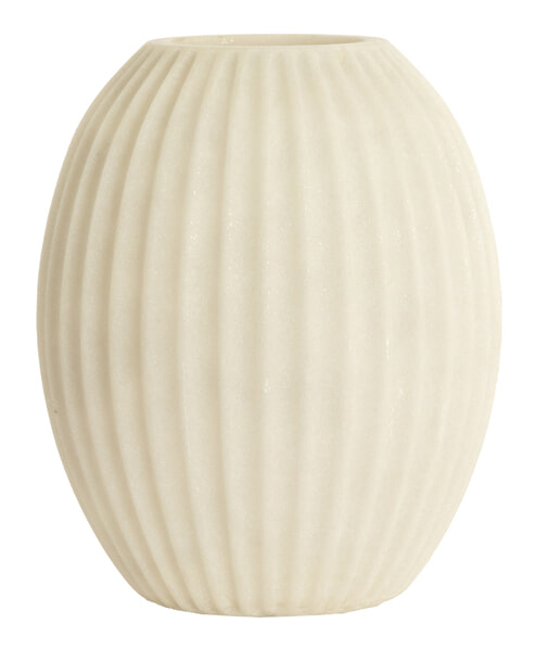 Light & Living Vaas Miralli 36cm - Crème - Ovaal