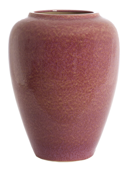 Light & Living Vaas Valeria Keramiek, 64cm - Donkerroze - Rond