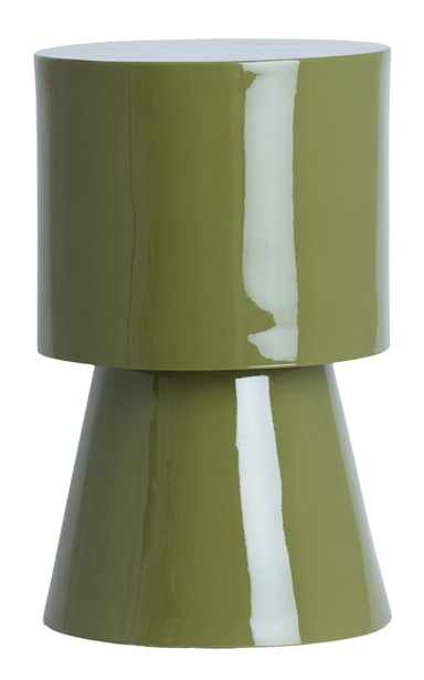 Light & Living Ronde Bijzettafel Nysa Ø30cm - Olijfgroen