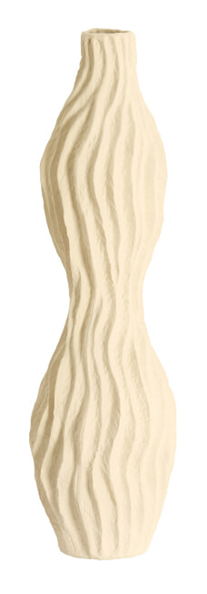 Light & Living Vaas Vania Keramiek, 76cm - Crème - Organisch