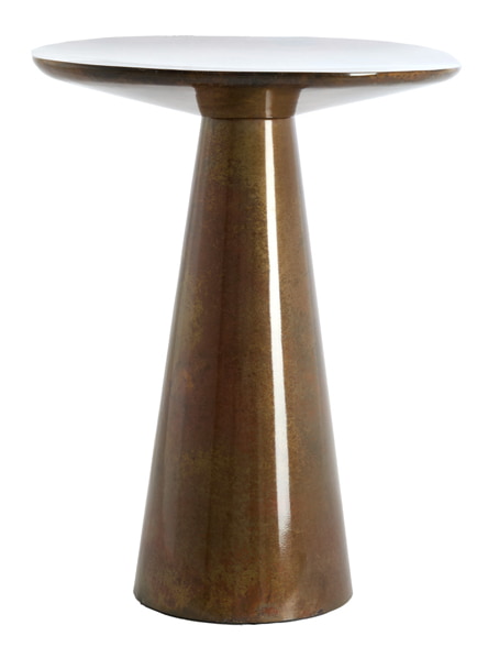 Light & Living Bijzettafel 'Abala' 45 x 45cm, kleur Koper/Brons