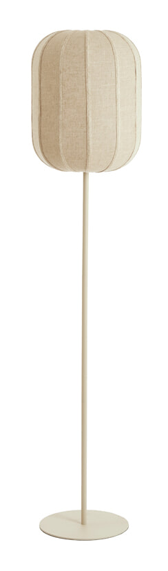 Light & Living Vloerlamp Solune Linnen, 165cm - NATUREL - Rond