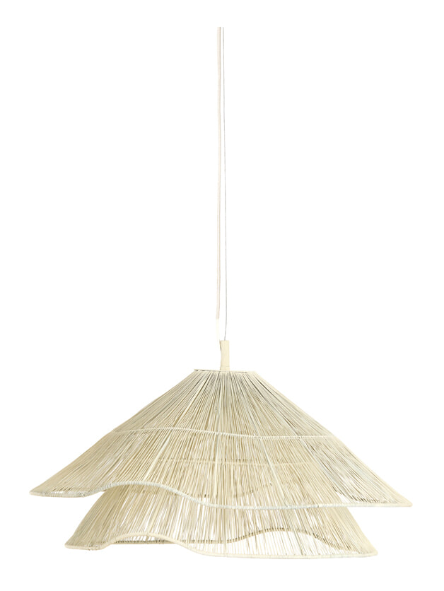 Light & Living Hanglamp Alameda Touw, Ø56cm - Crème