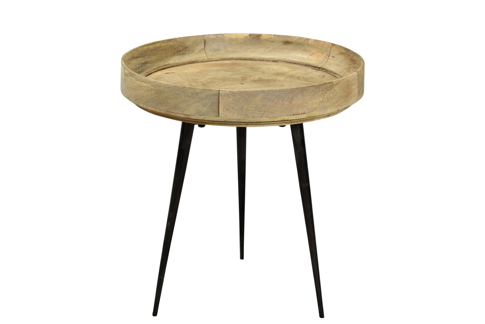 Artistiq Bijzettafel 'Juno' Mangohout, 40cm Artistiq Bijzettafel 'Juno' Mangohout, 40cm