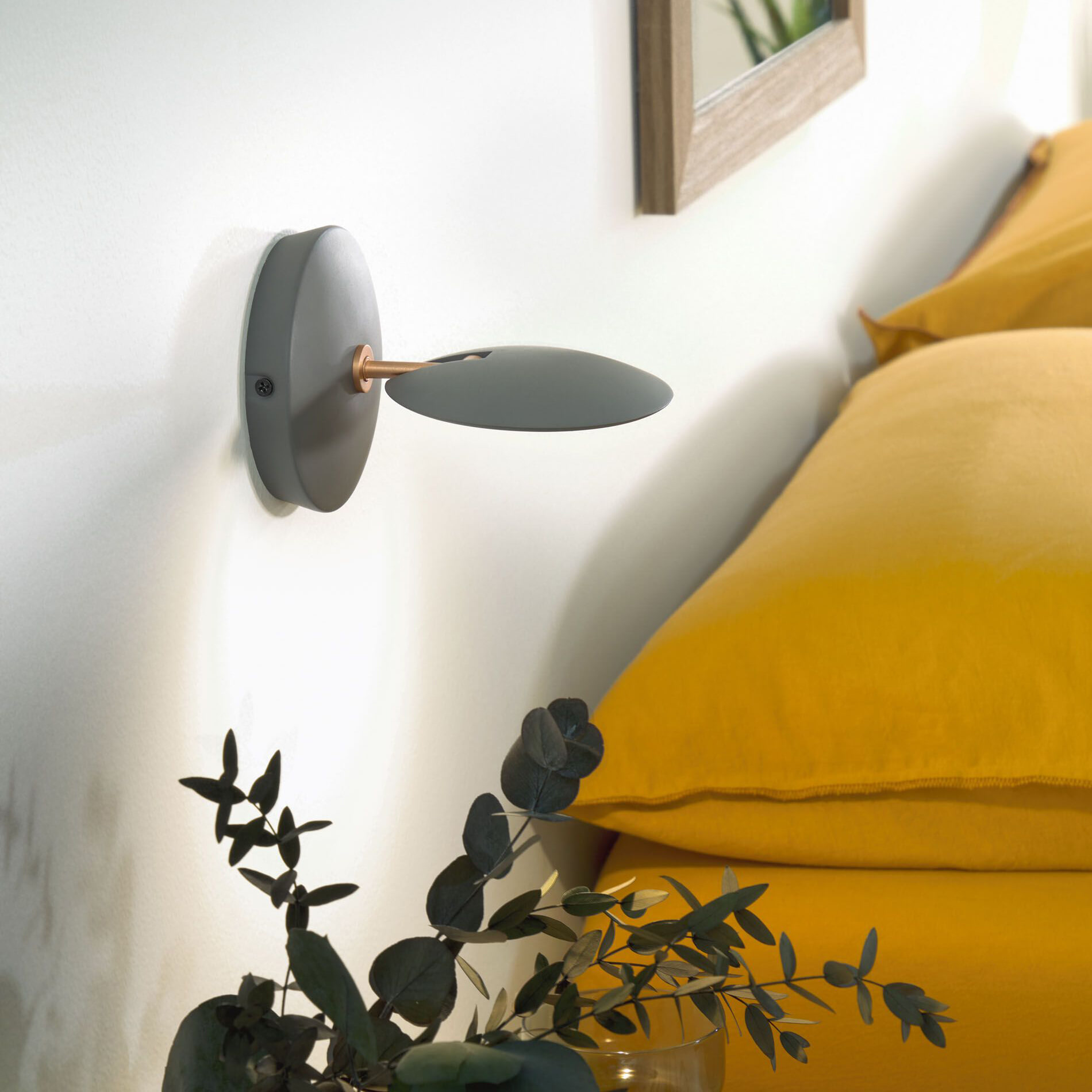 Kave Home Wandlamp 'Tannsy' kleur Grijs