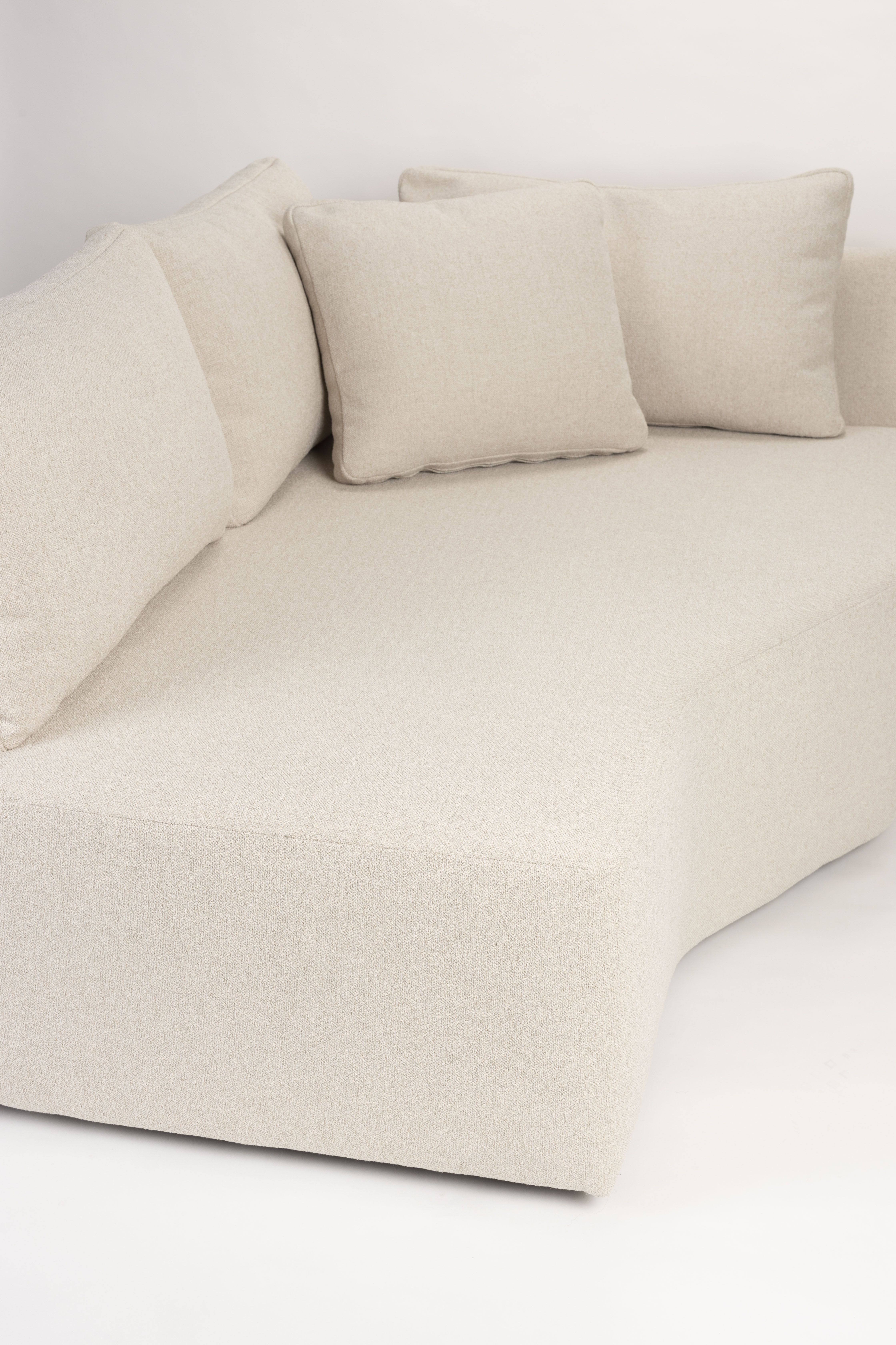 Zuiver Bank 'Prosper' Chaise Longue Element Links, kleur Zand