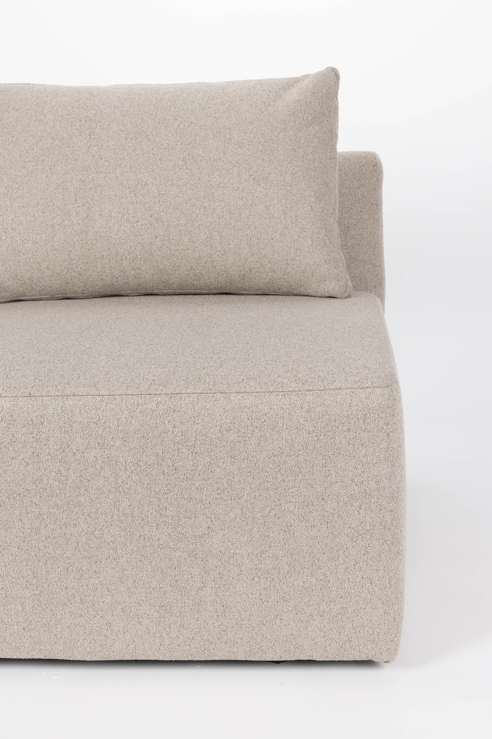 Zuiver Bank 'Prosper' Hoek Element Links, kleur Cappuccino