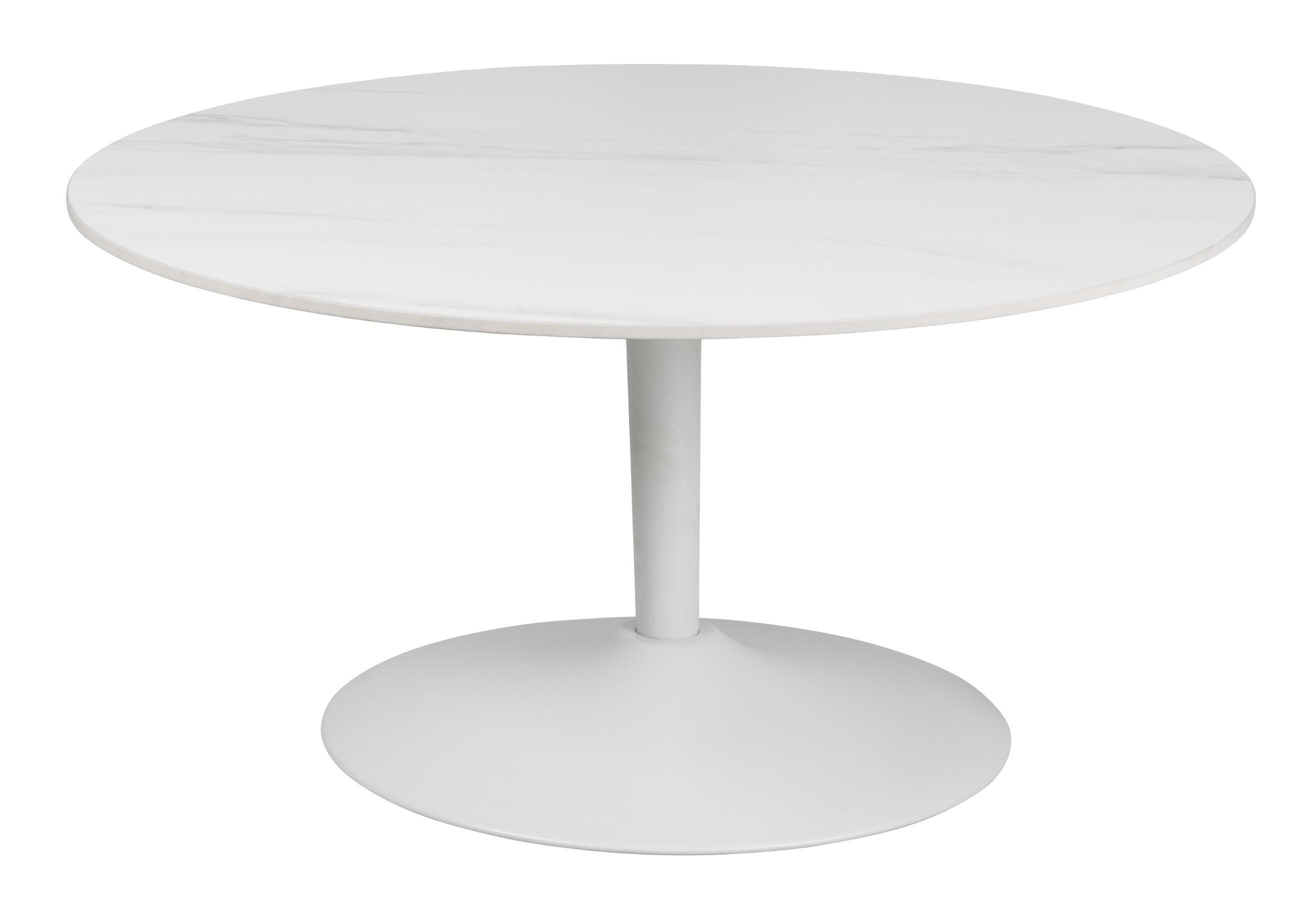 Bendt Salontafel Tempest 90cm - Wit