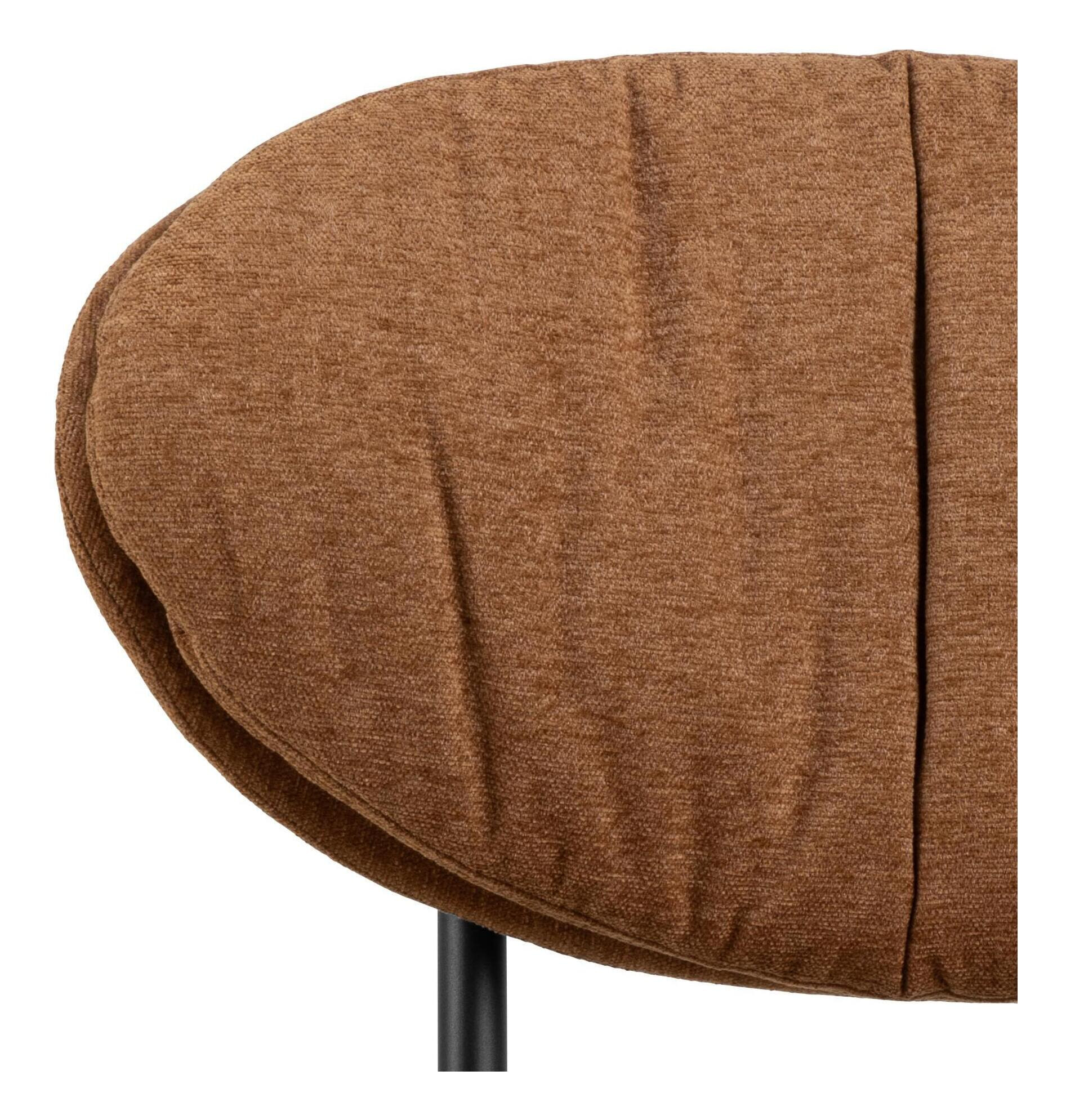 Bendt Fauteuil 'Angelia' Chenille, kleur Terracotta