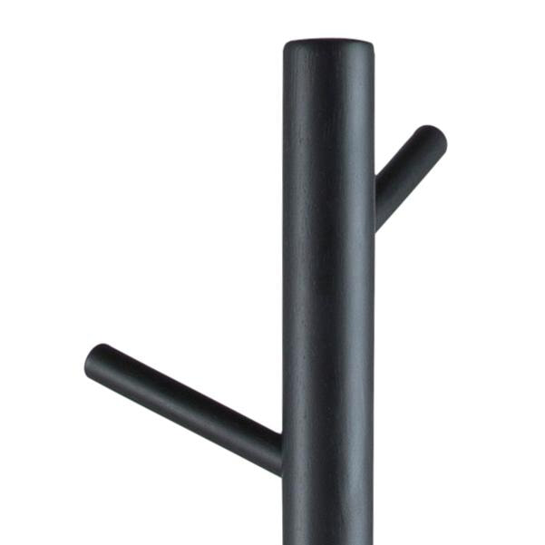 Kapstok 'Thor' 177cm, kleur zwart
