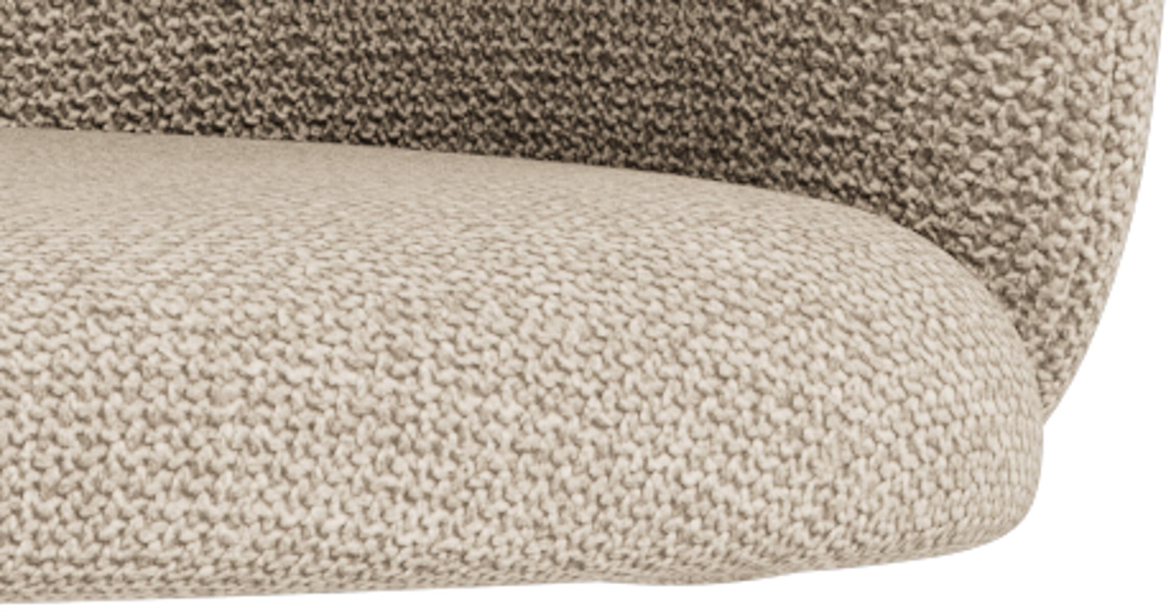 Bendt Draaibare Barkruk 'Cristi' Structuurstof, kleur Beige (zithoogte 65-86cm)