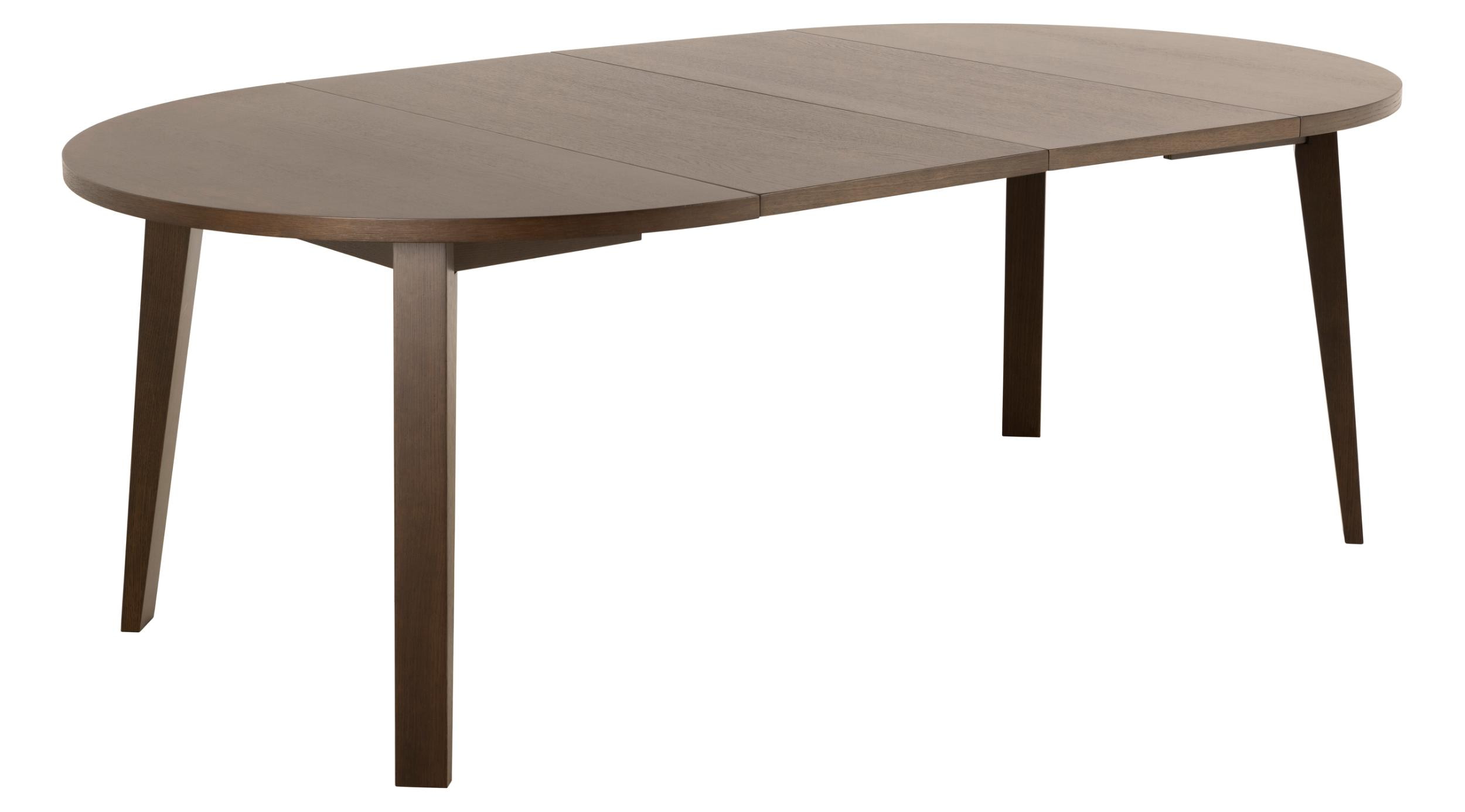 Bendt Uitschuifbare Ronde Eettafel 'Mads' Eiken, 120/170/220 x 120cm
