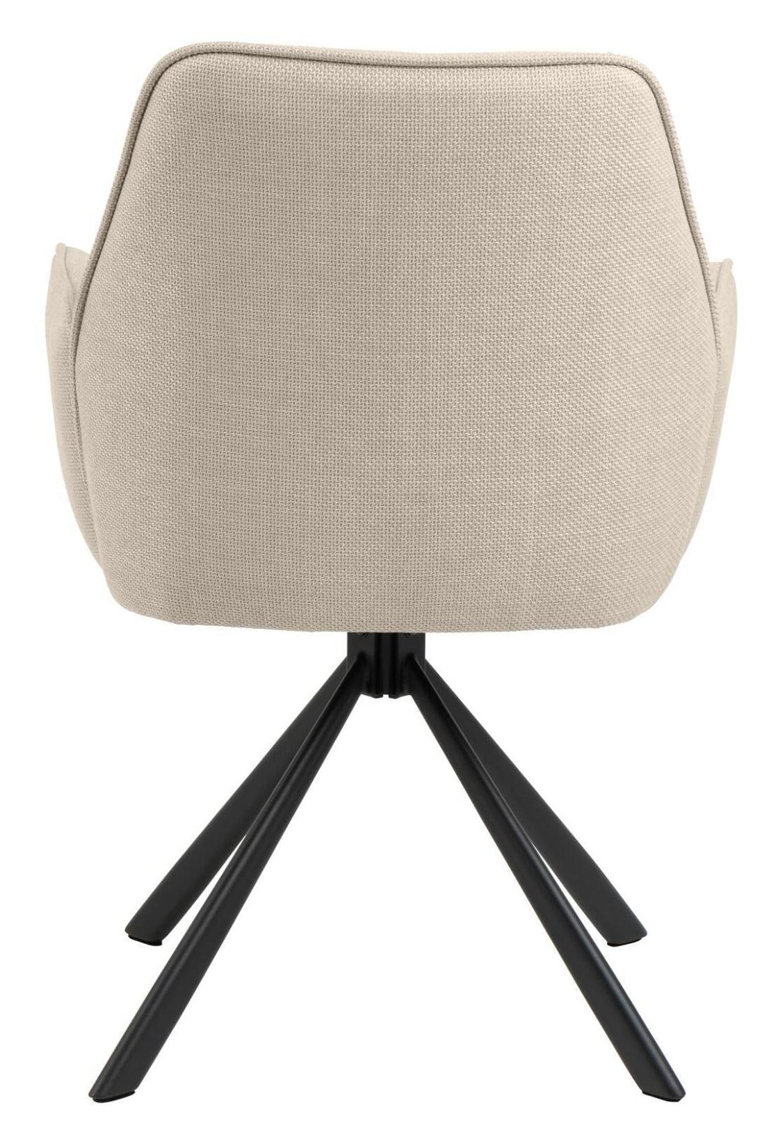 Bendt Draaibare Eetkamerstoel 'Dantrell' kleur Beige