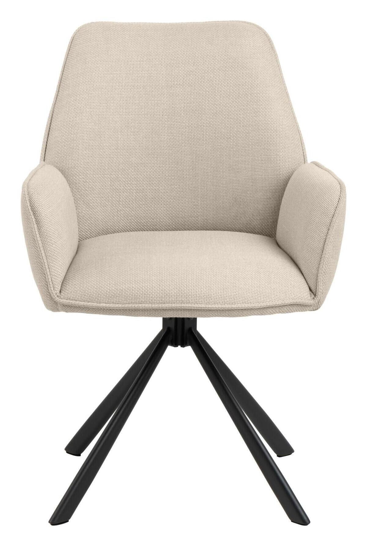 Bendt Draaibare Eetkamerstoel 'Dantrell' kleur Beige