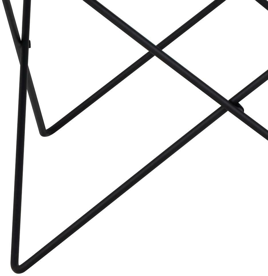 Bendt Ronde Salontafel 'Kira' Glas 80cm, kleur zwart