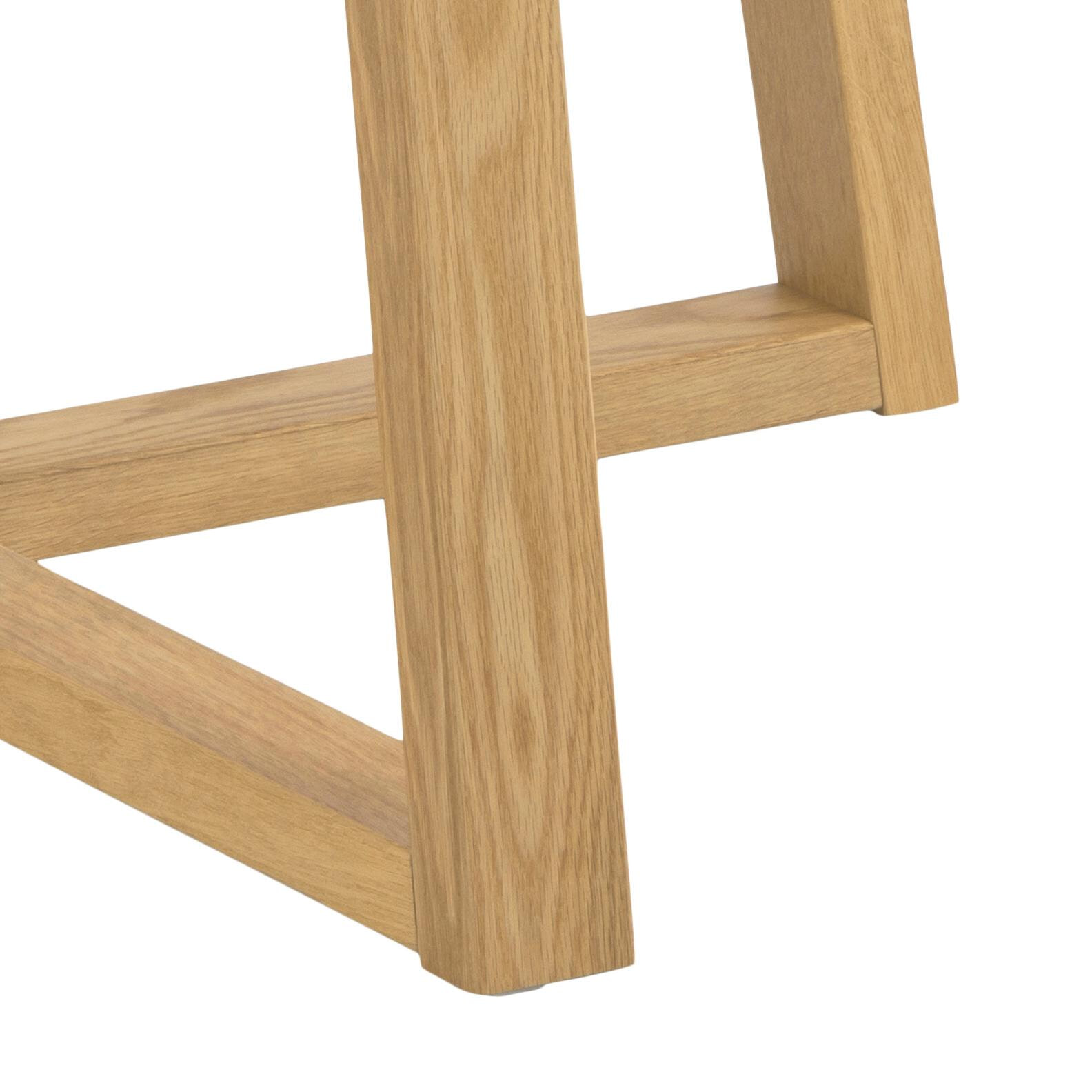 Bendt Ronde Eettafel 'Lila' Eiken, 120cm, kleur Naturel
