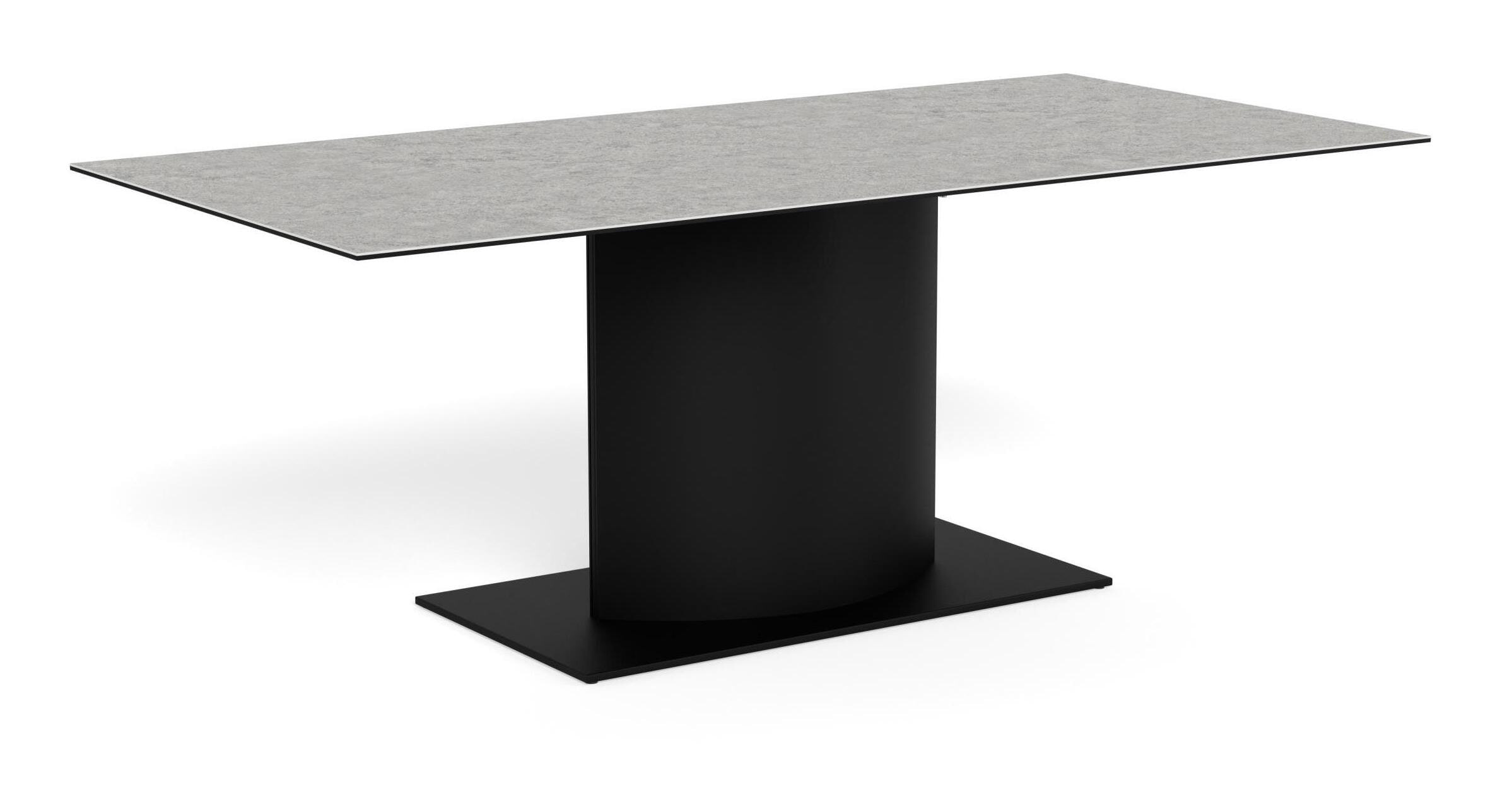 Bendt Eettafel Dayana Keramiek en glas, 200 x 100cm - Grijs