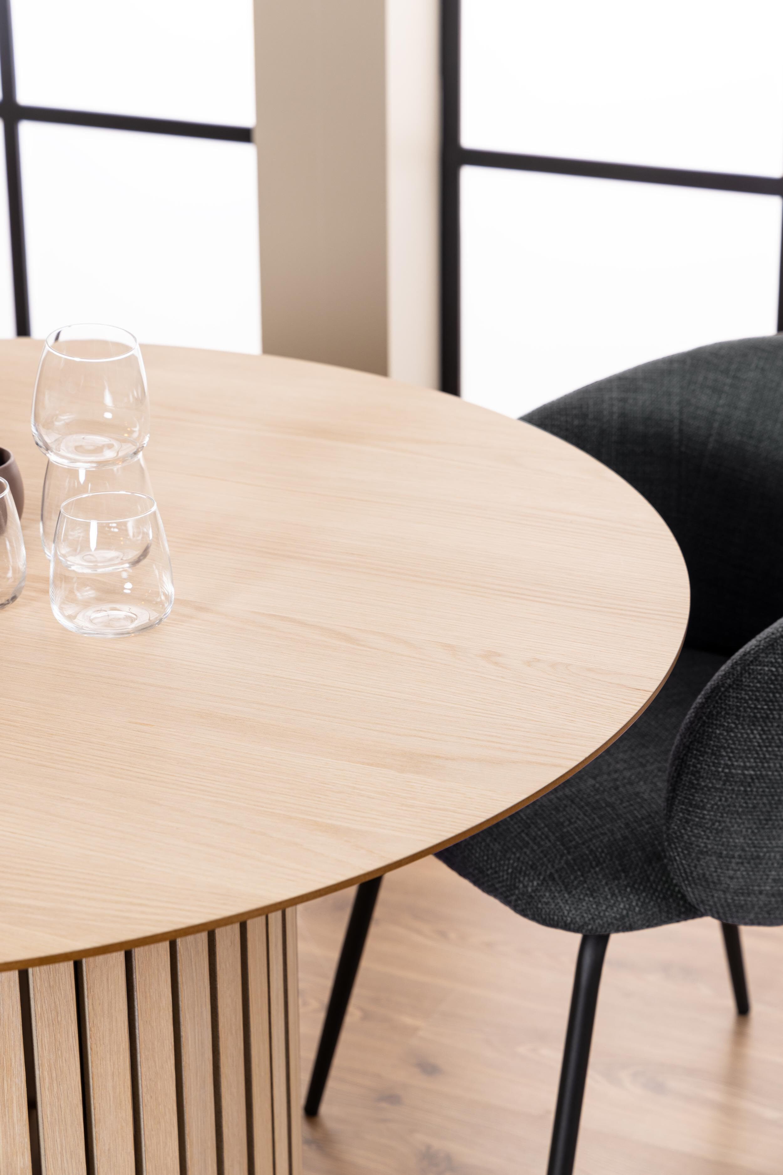 Bendt Ronde Eettafel 'Sharalyn' Eiken, 120cm