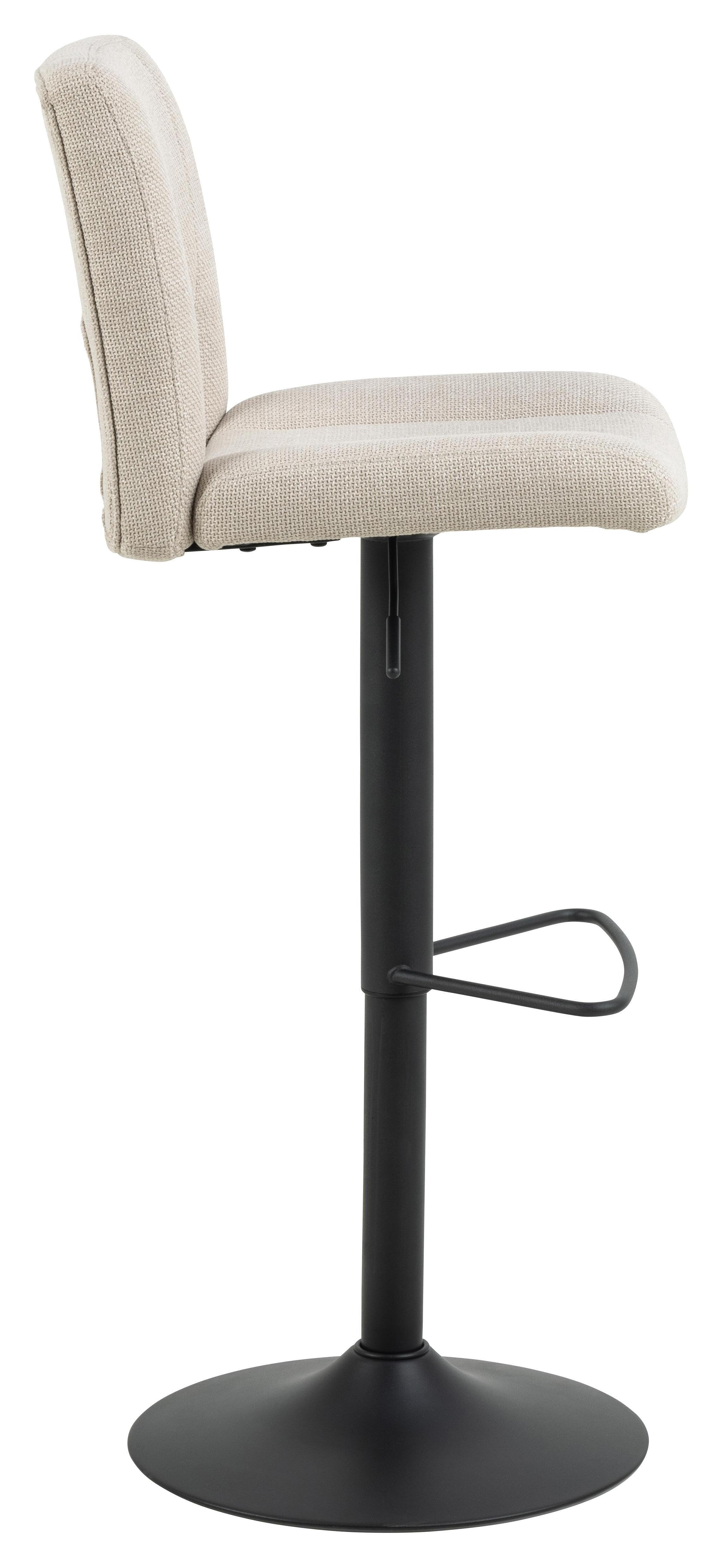Bendt Verstelbare Barkruk 'Rut' kleur Beige (zithoogte 62-83cm)