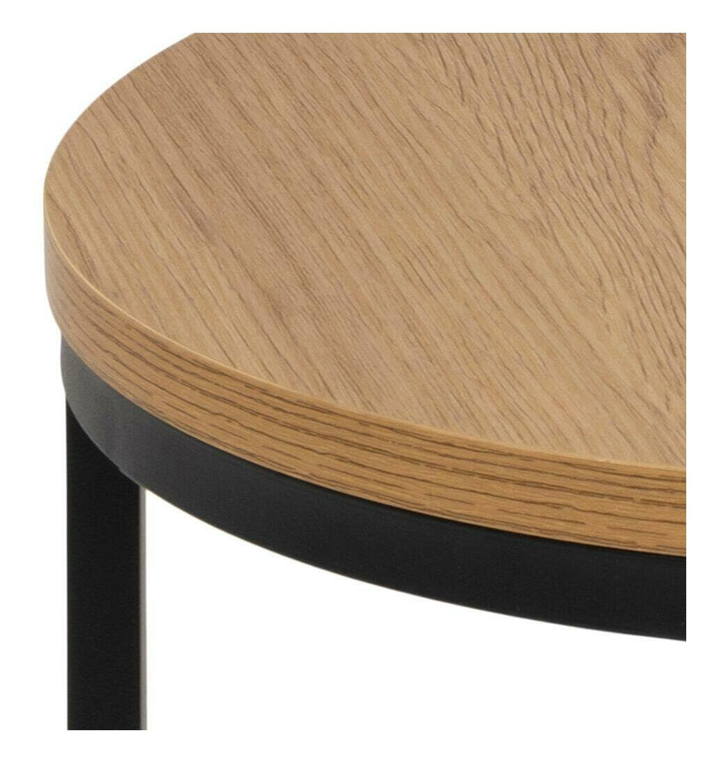 Bendt Bijzettafel 'Flemming' Eiken, Set van 2 stuks