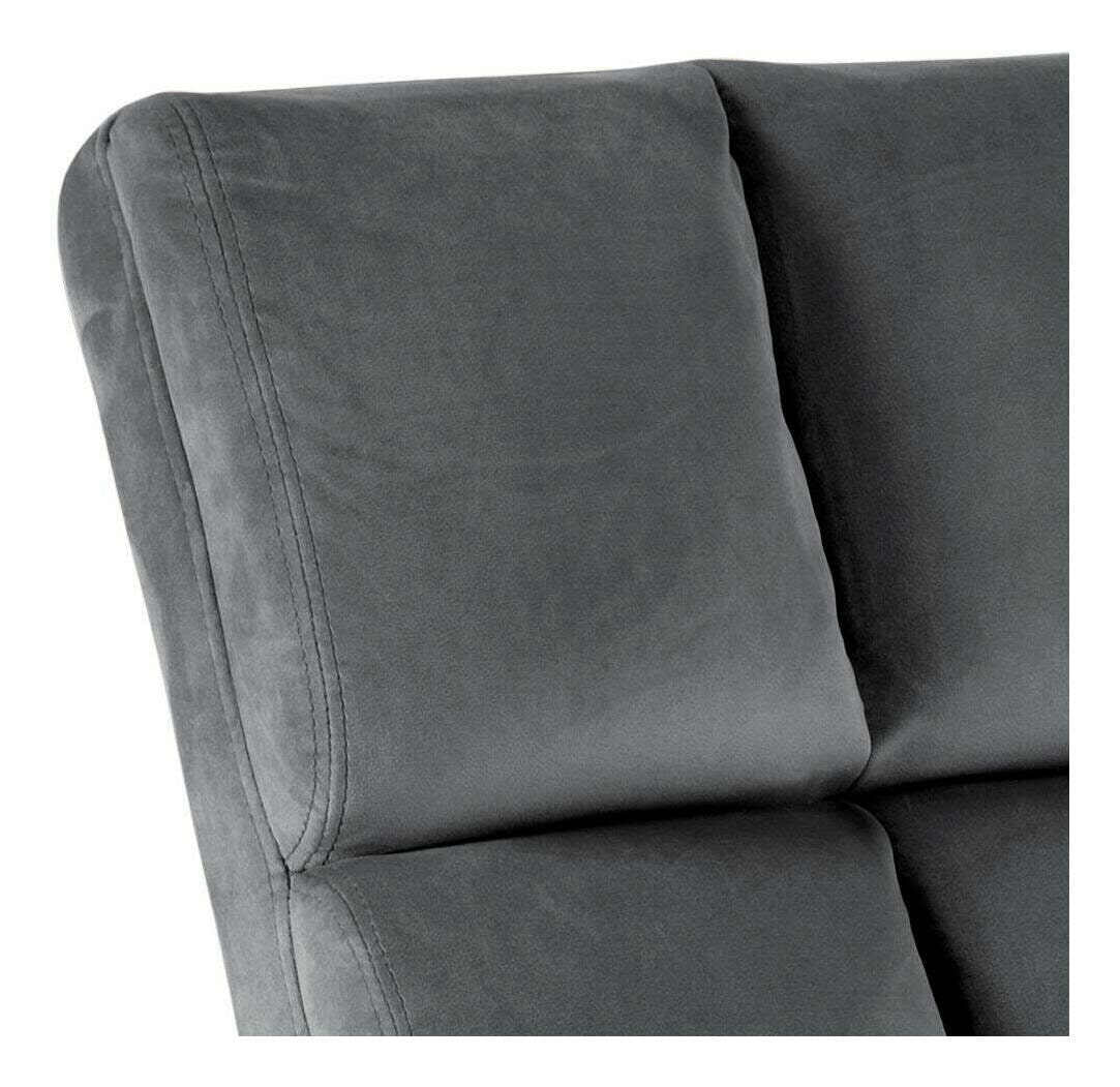 Bendt Fauteuil 'Kristian' Velvet, kleur Donkergrijs