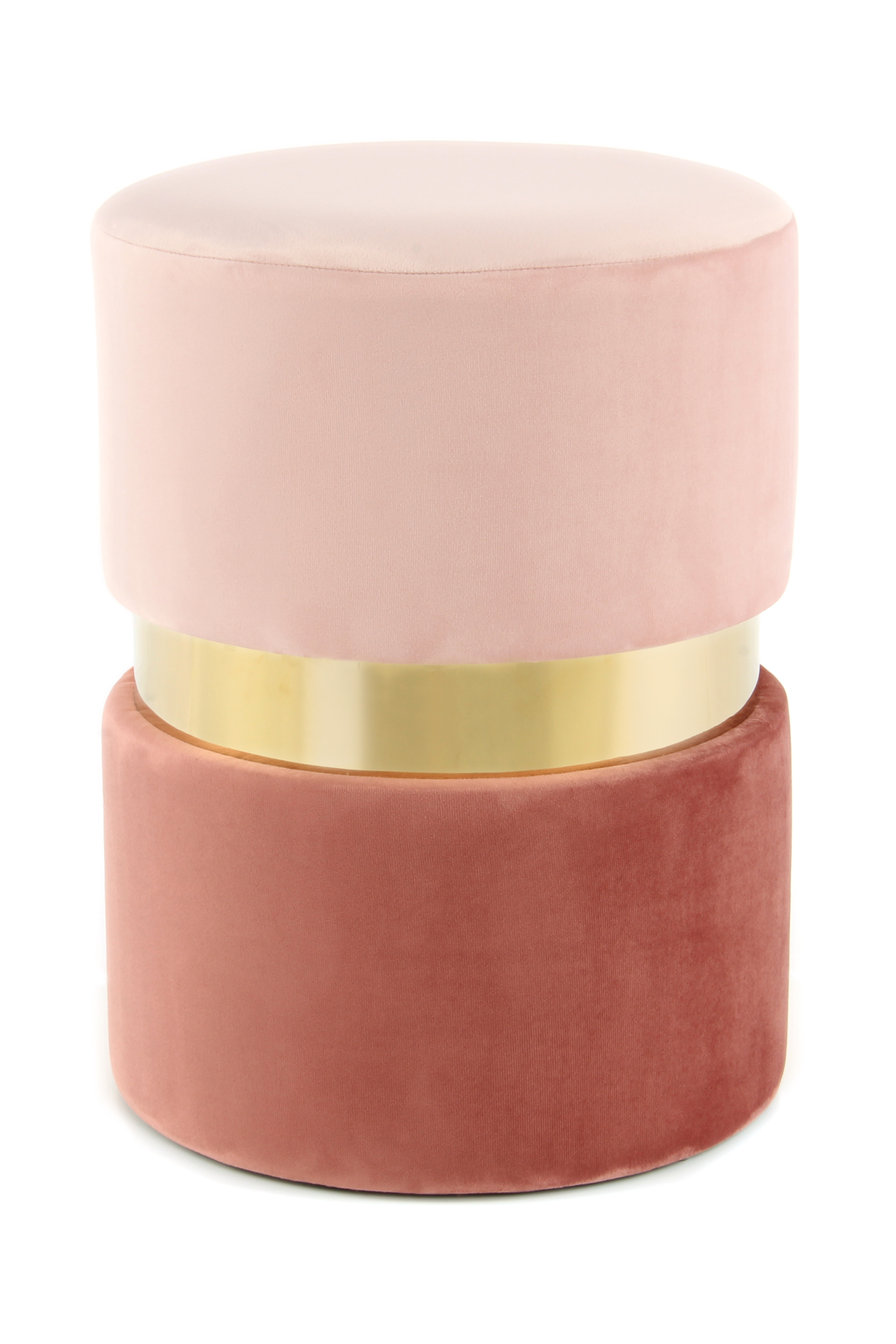 Kayoom Poef 'Zara' 35cm, kleur roze Kayoom Poef 'Zara' 35cm, kleur roze