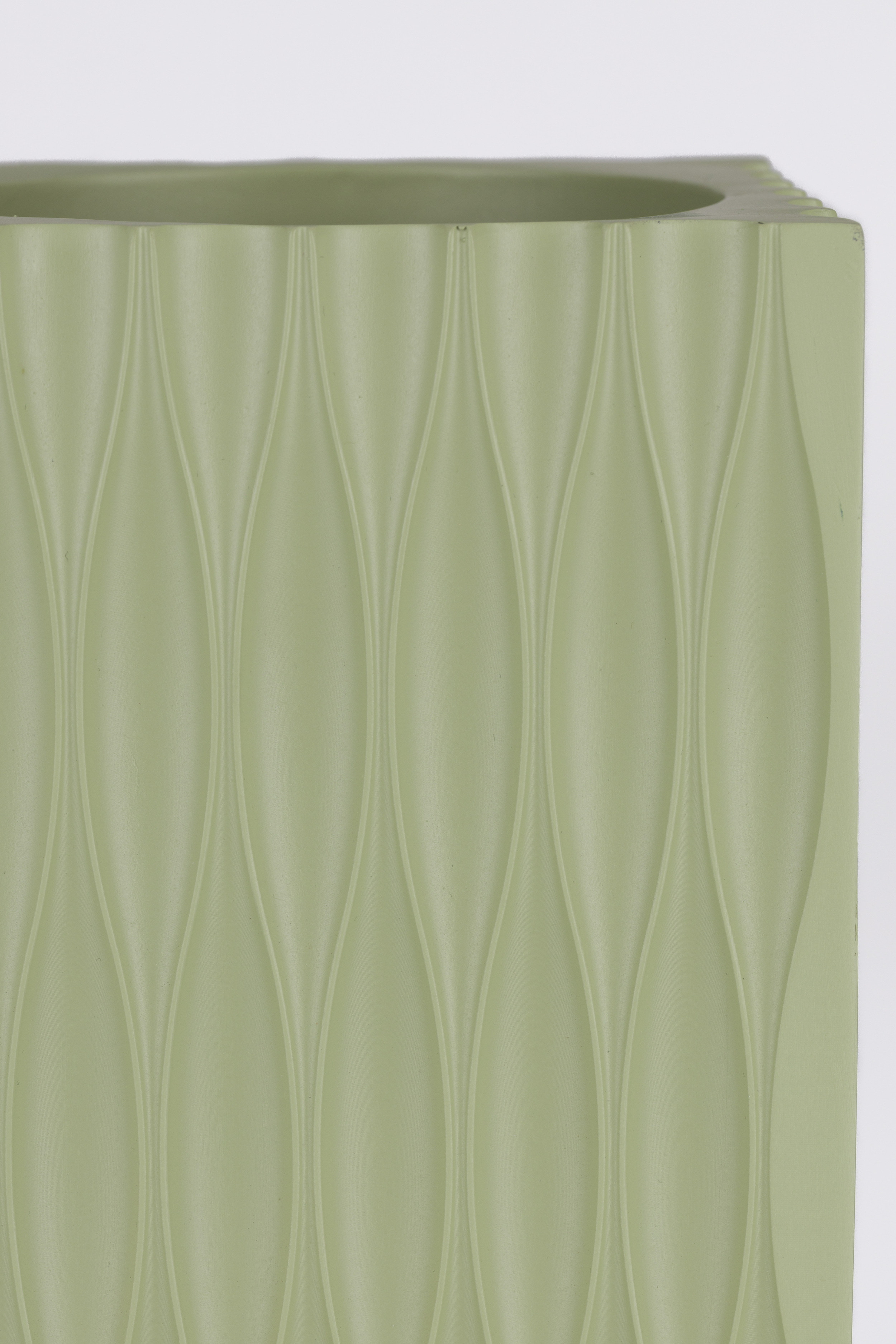 Zuiver Vaas 'Riley' 25cm, kleur Stone Green