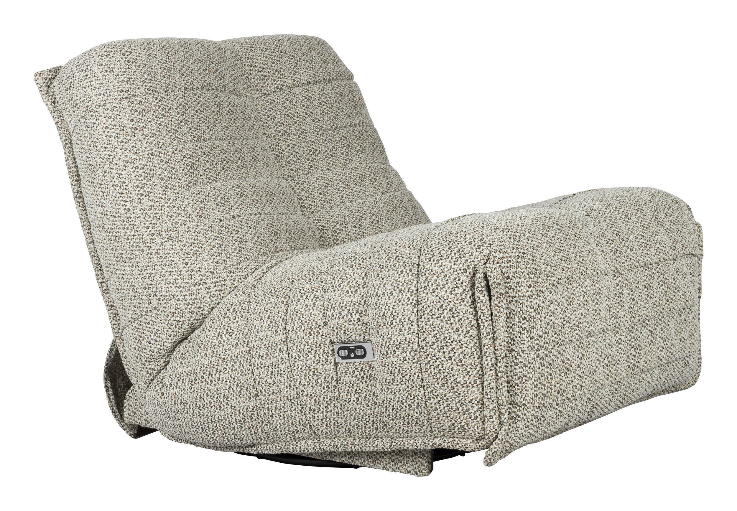 Dutchbone Verstelbare Fauteuil 'Hamilton' Chenille, kleur Cappuccino