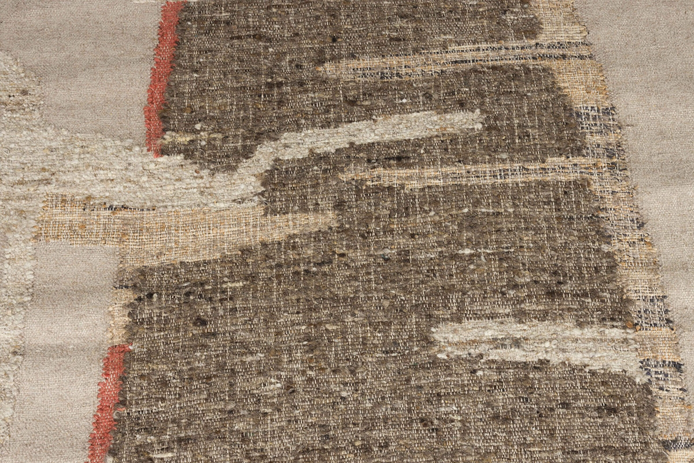 Dutchbone Vloerkleed 'Briton' Wol en jute, 200 x 300cm, kleur Beige