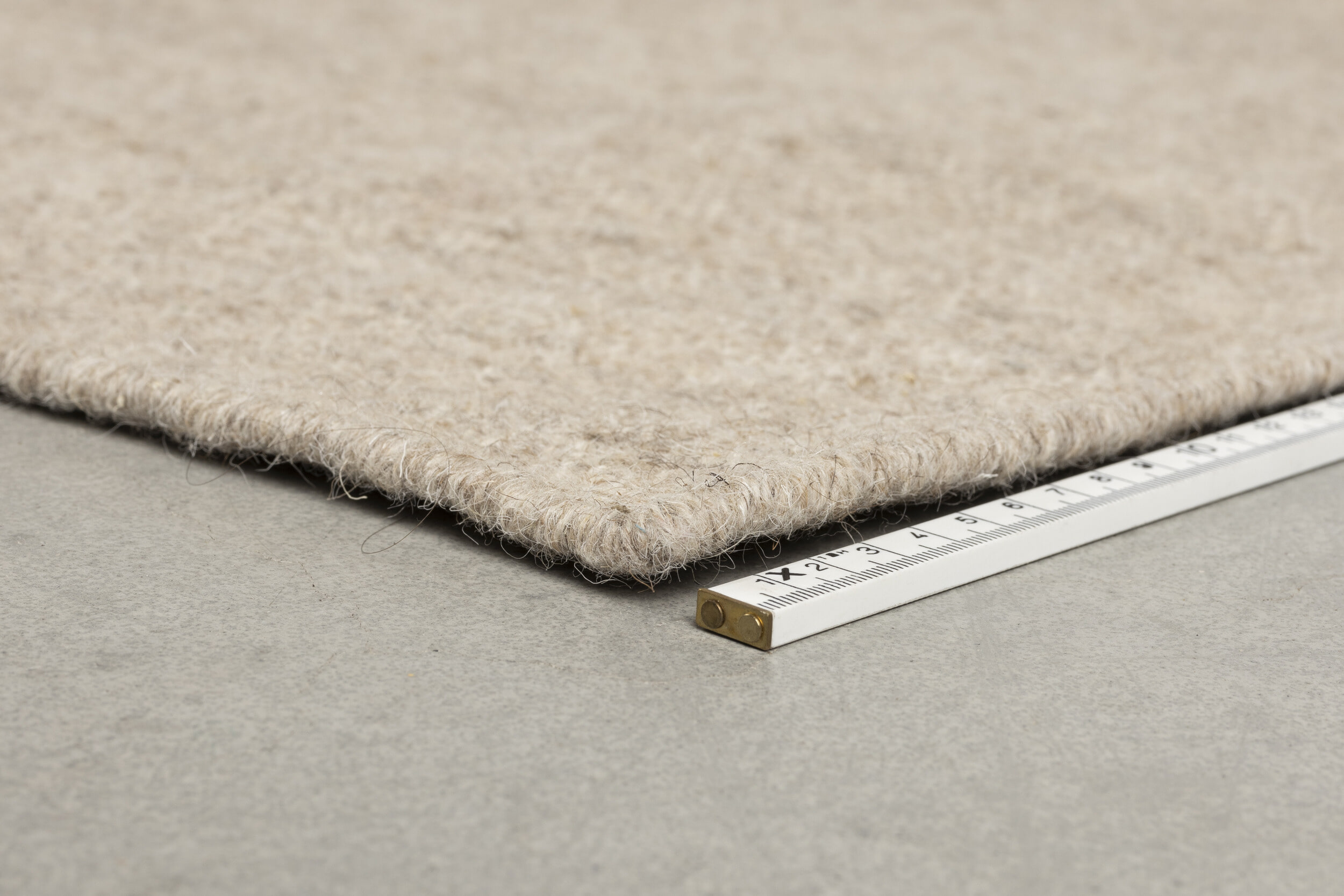 Dutchbone Vloerkleed 'Briton' Wol en jute, 200 x 300cm, kleur Beige