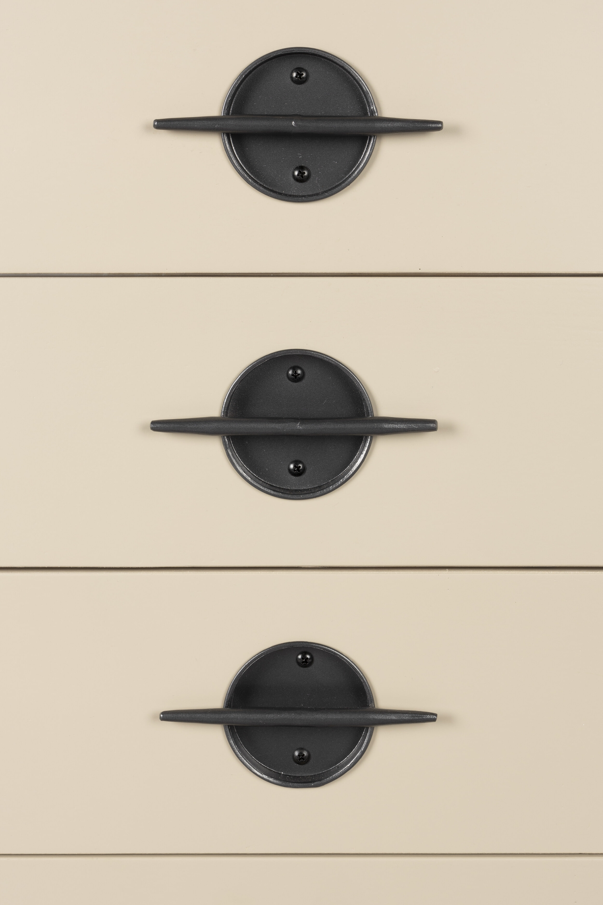 Dutchbone Ladekast 'Edson' Rubberhout, Met 5 laden