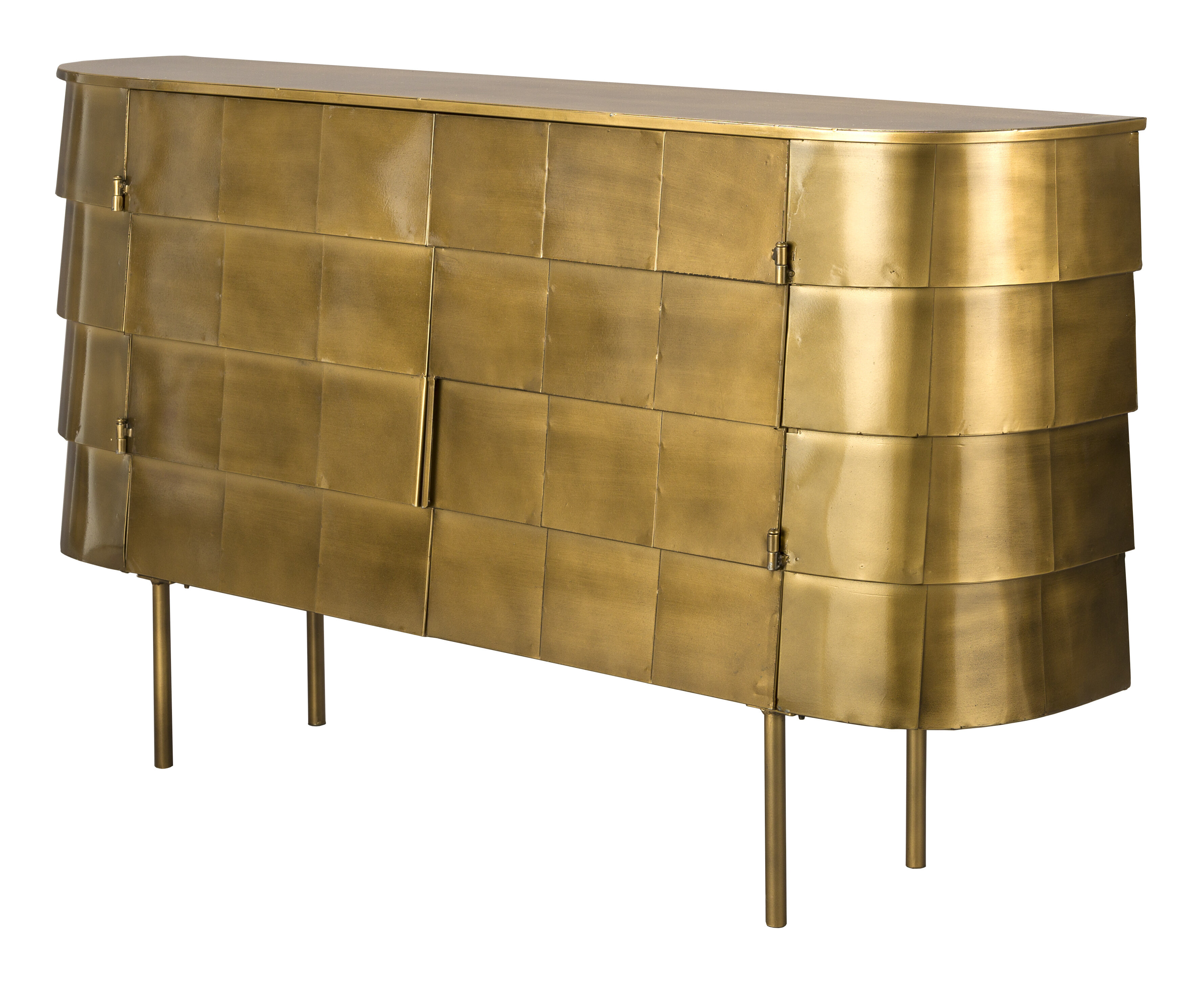 Dutchbone Dressoir 'Hanna' 117cm, kleur Goud
