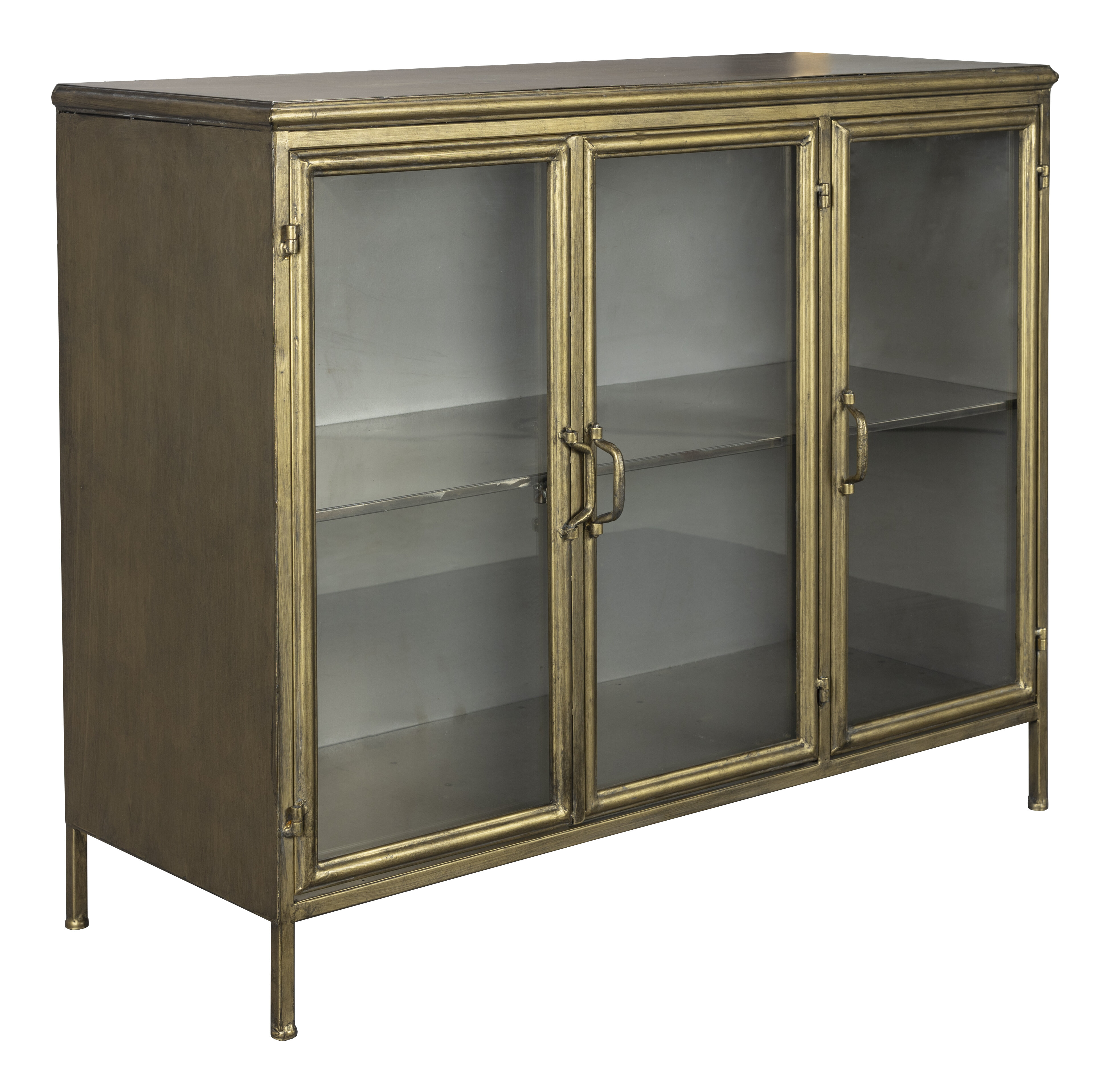 Dutchbone Dressoir Gertlush Antique Brass, 100cm - Goud