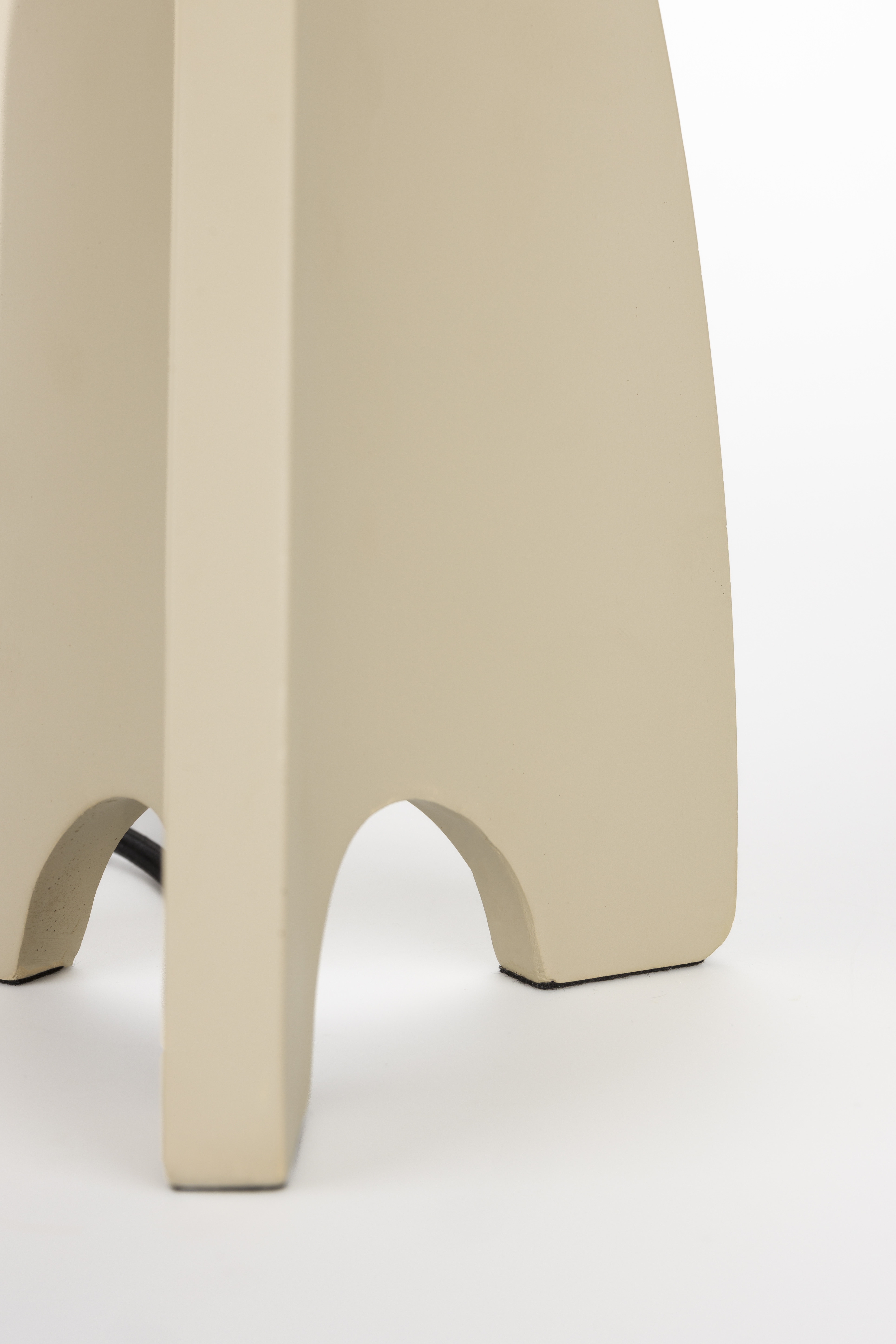 Zuiver Tafellamp 'Saba' Beton en linnen, kleur Beige