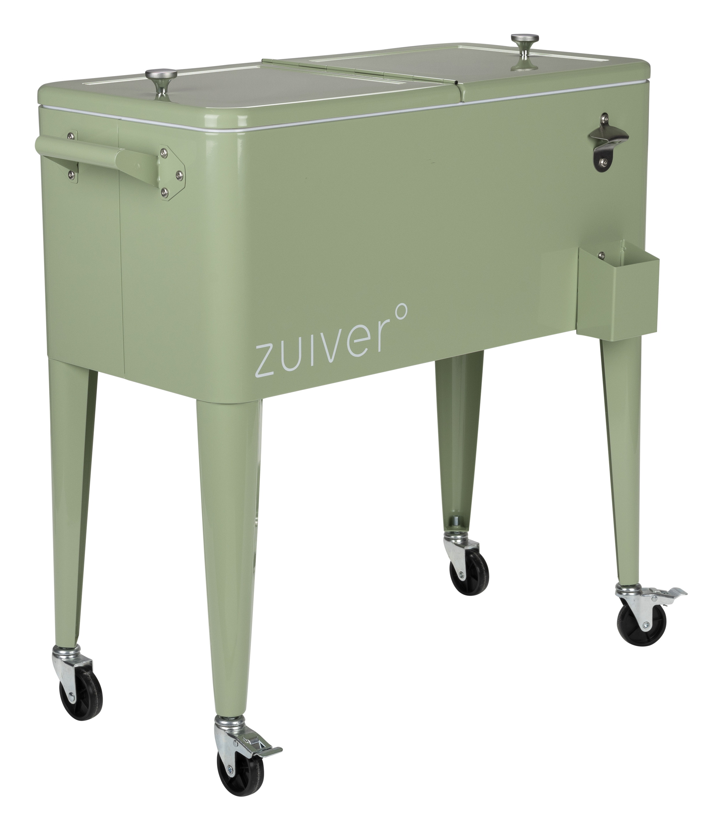 Zuiver Koelbox 'Cooler Be Cool' Op wielen, kleur Groen, foto 2