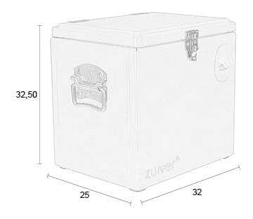 Zuiver Koelbox 'Cooler Be Cute' kleur Oranje