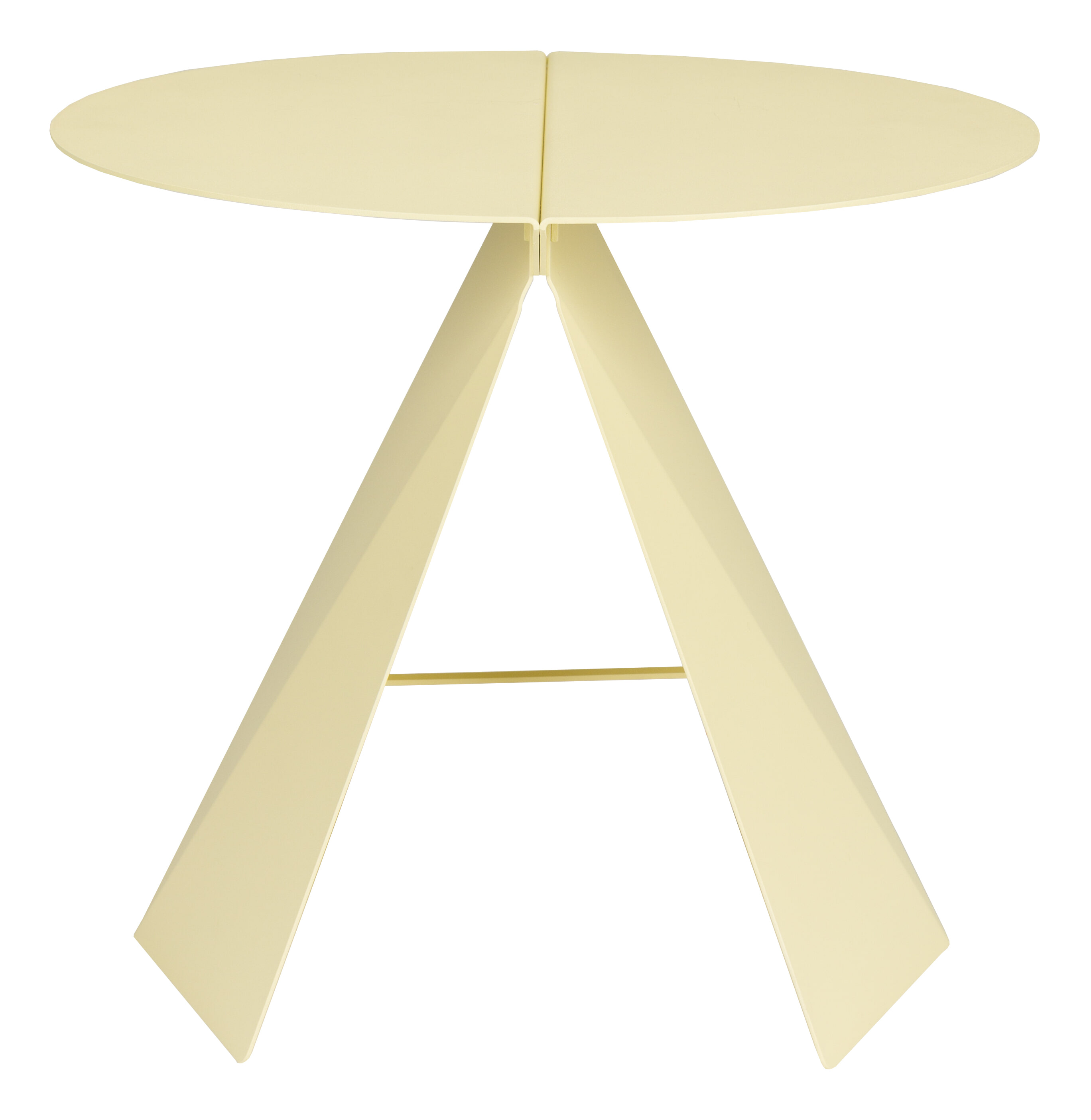 Zuiver Ronde Bijzettafel Foldy 45cm - Lemon