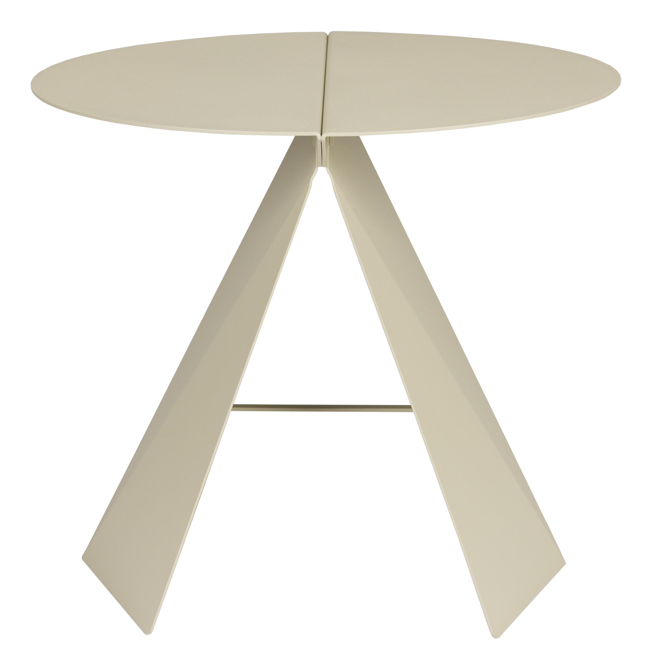 Zuiver Ronde Bijzettafel Foldy 45cm - Beige
