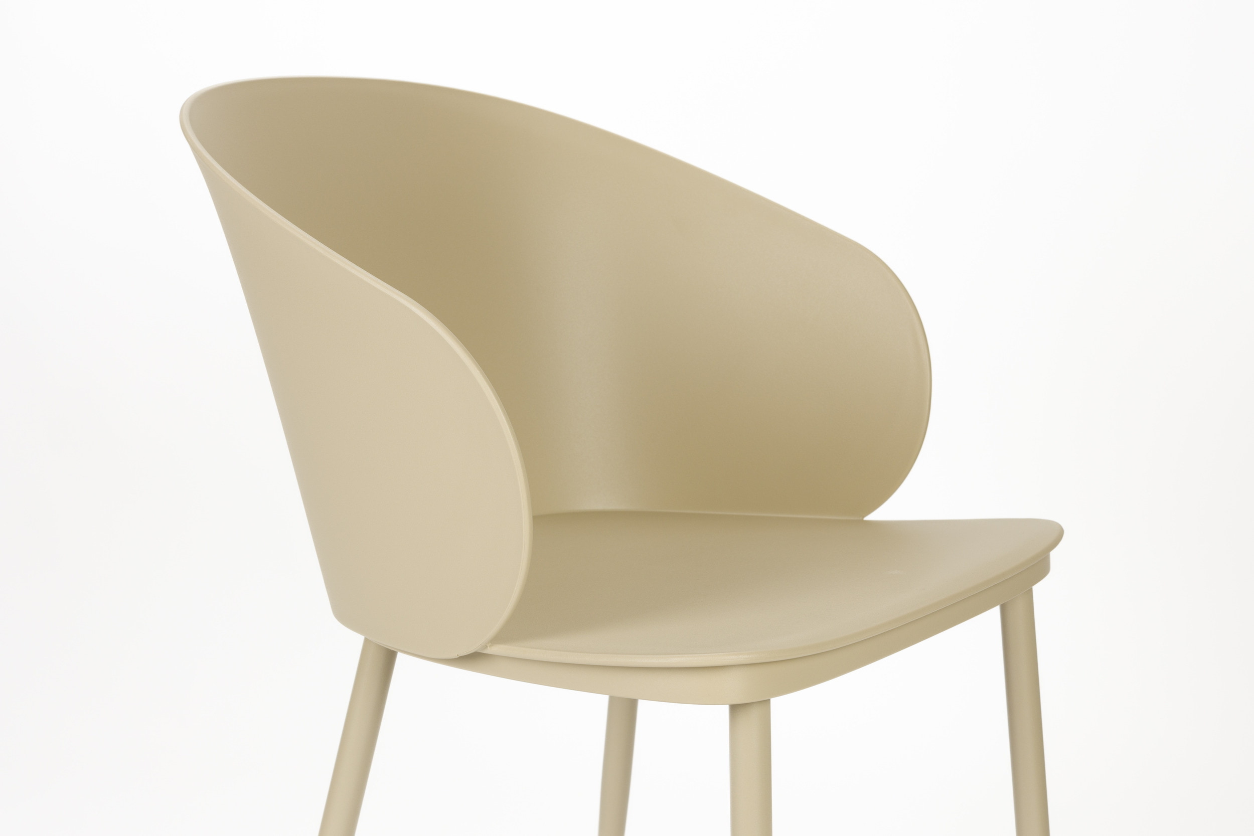 ZILT Eetkamerstoel 'Raiford' kleur Beige