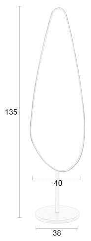 ZILT Staande Spiegel 'Katrinia' Organisch, 135 x 40cm