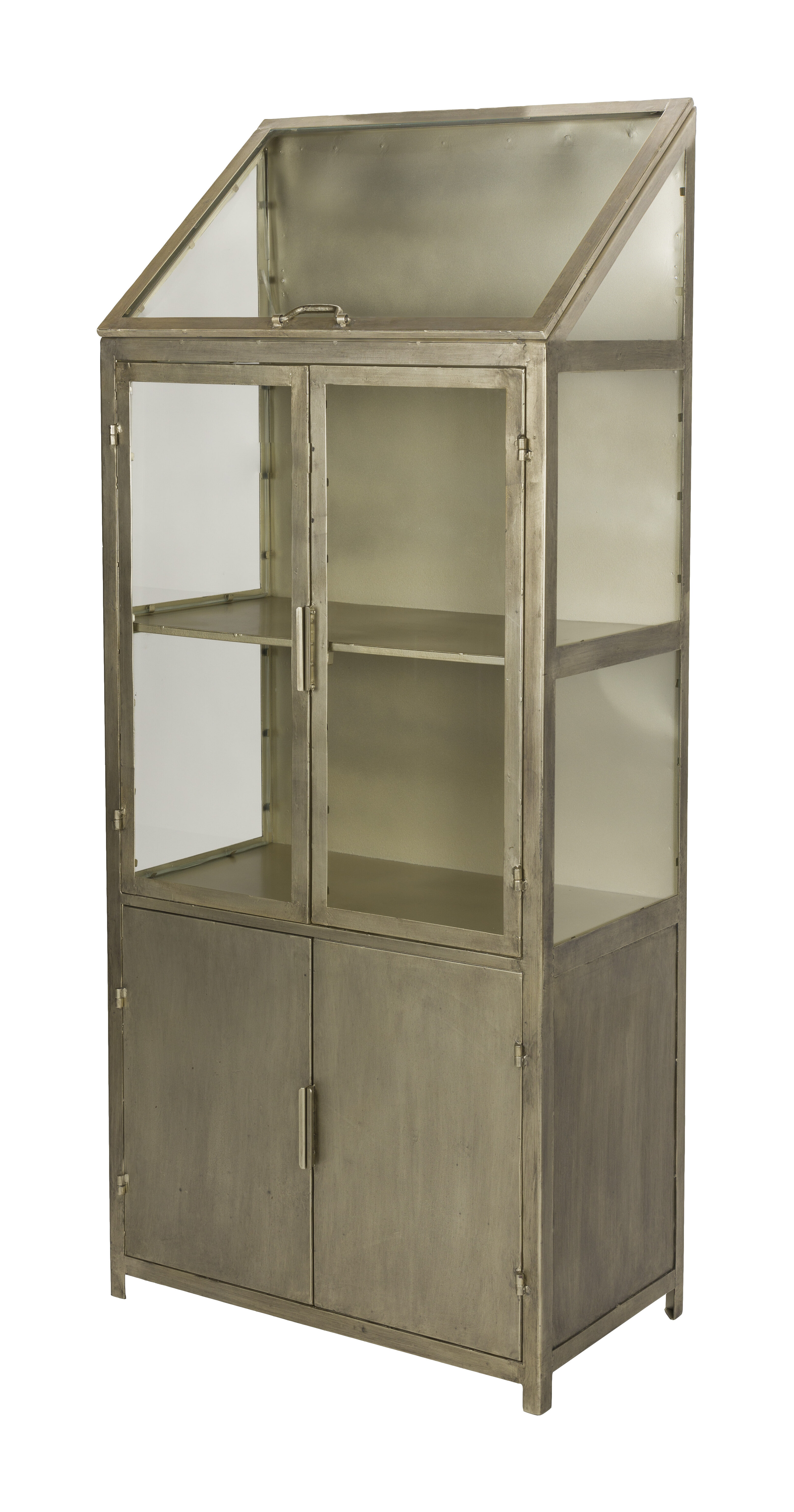 Dutchbone Vitrinekast 'Monviso' 151 x 64cm, kleur Goud