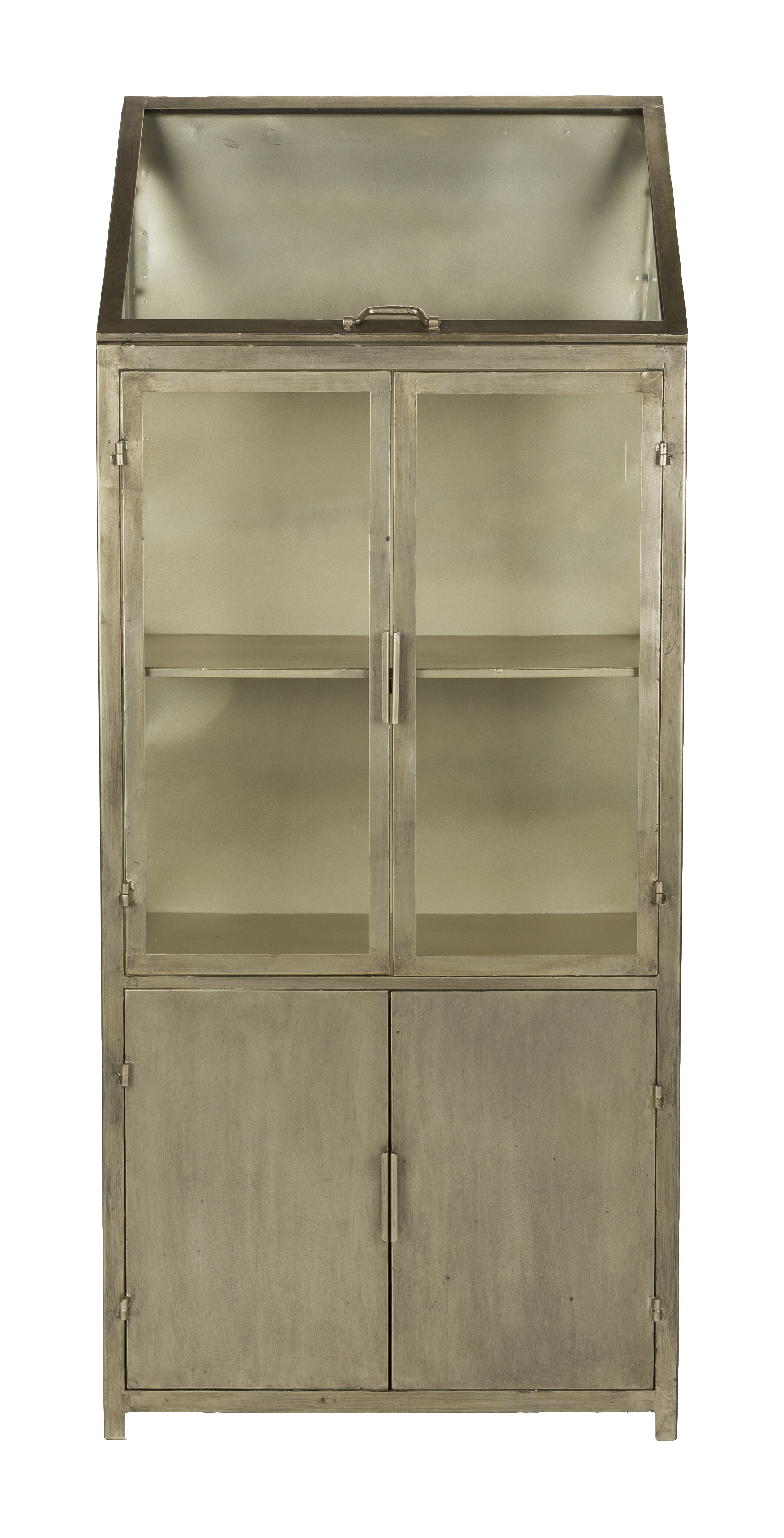 Dutchbone Vitrinekast 'Monviso' 151 x 64cm, kleur Goud